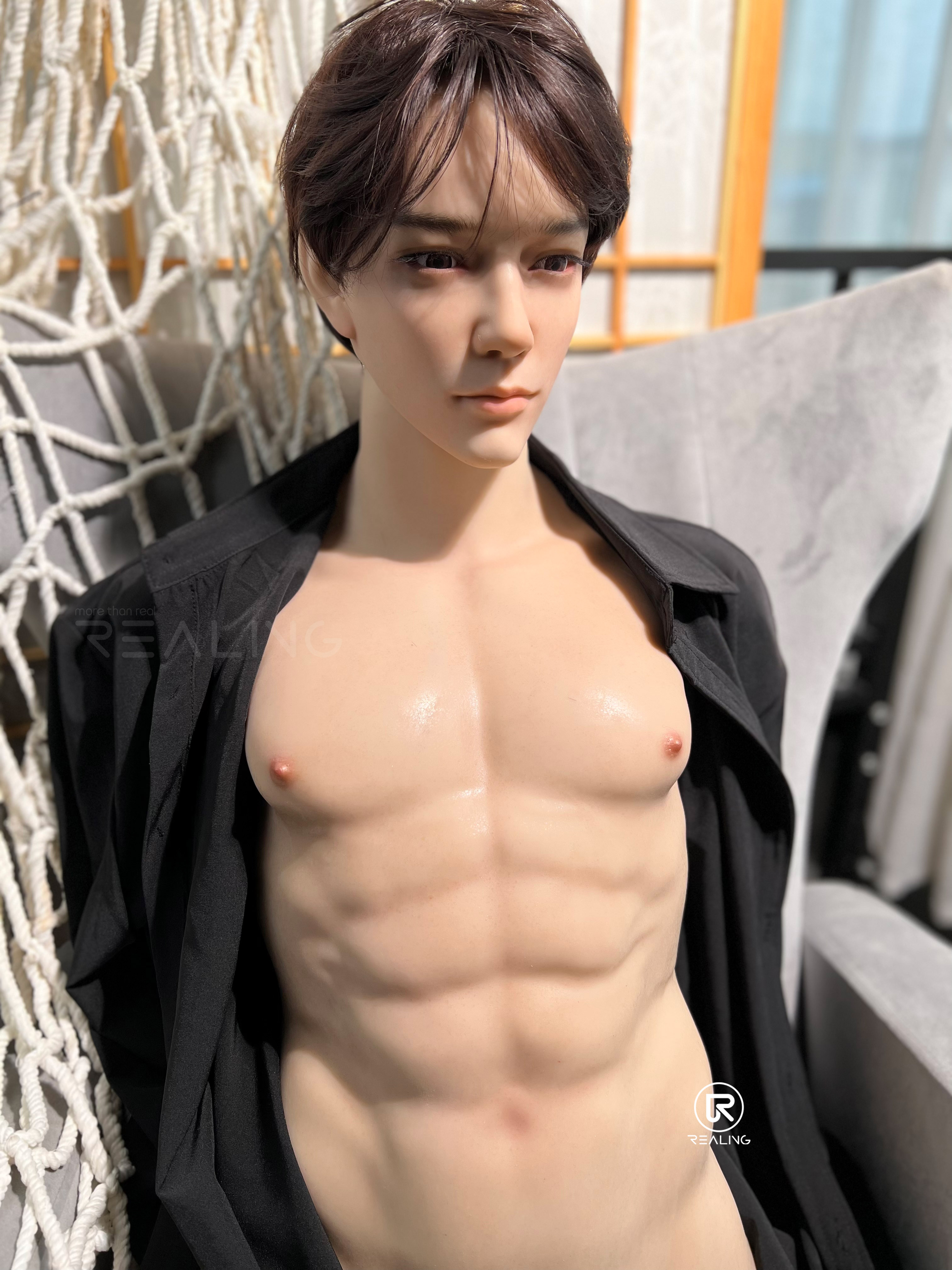 William - Silicone Head+TPE Body Male Sex Doll Torso