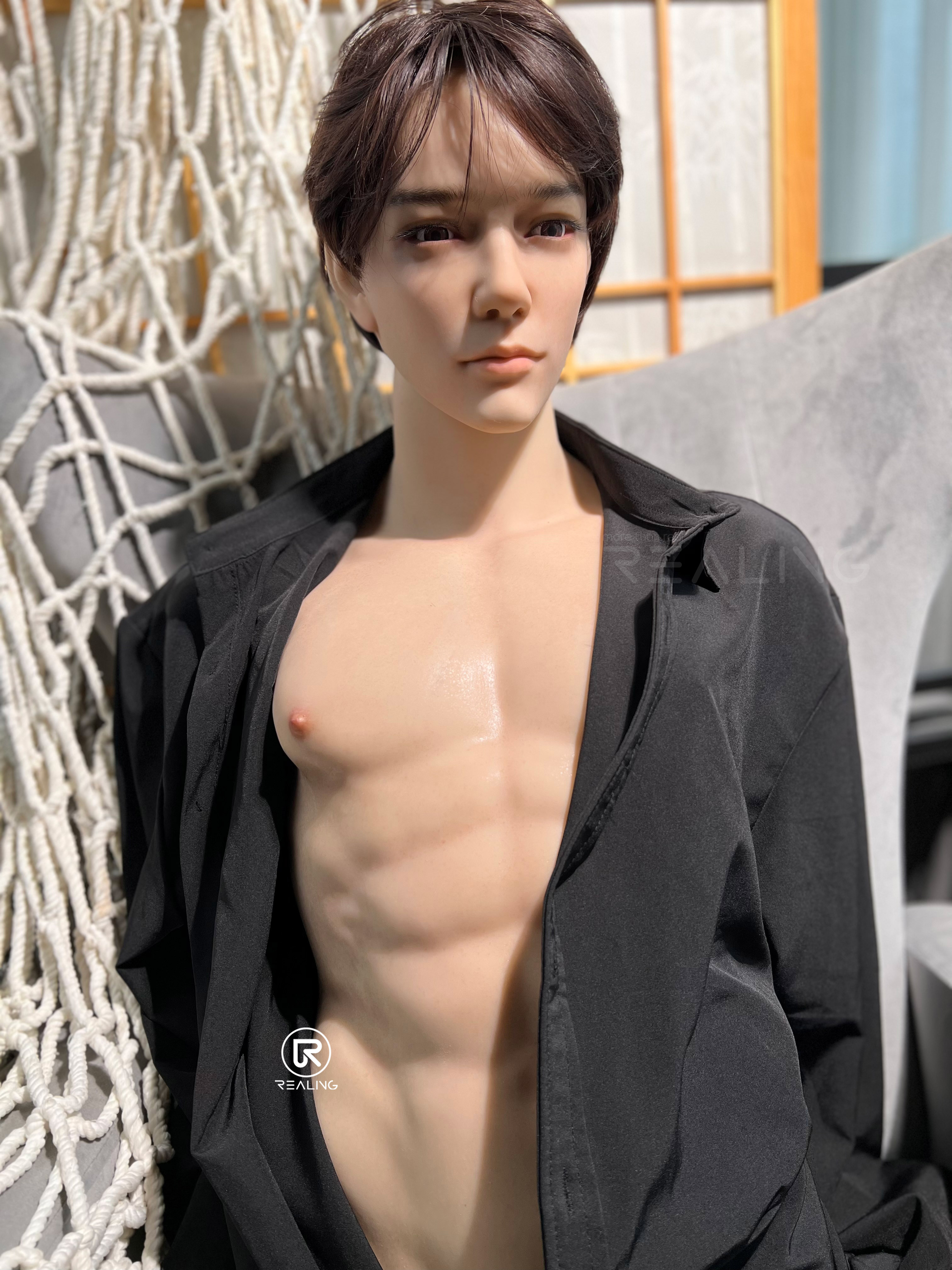William - Silicone Head+TPE Body Male Sex Doll Torso