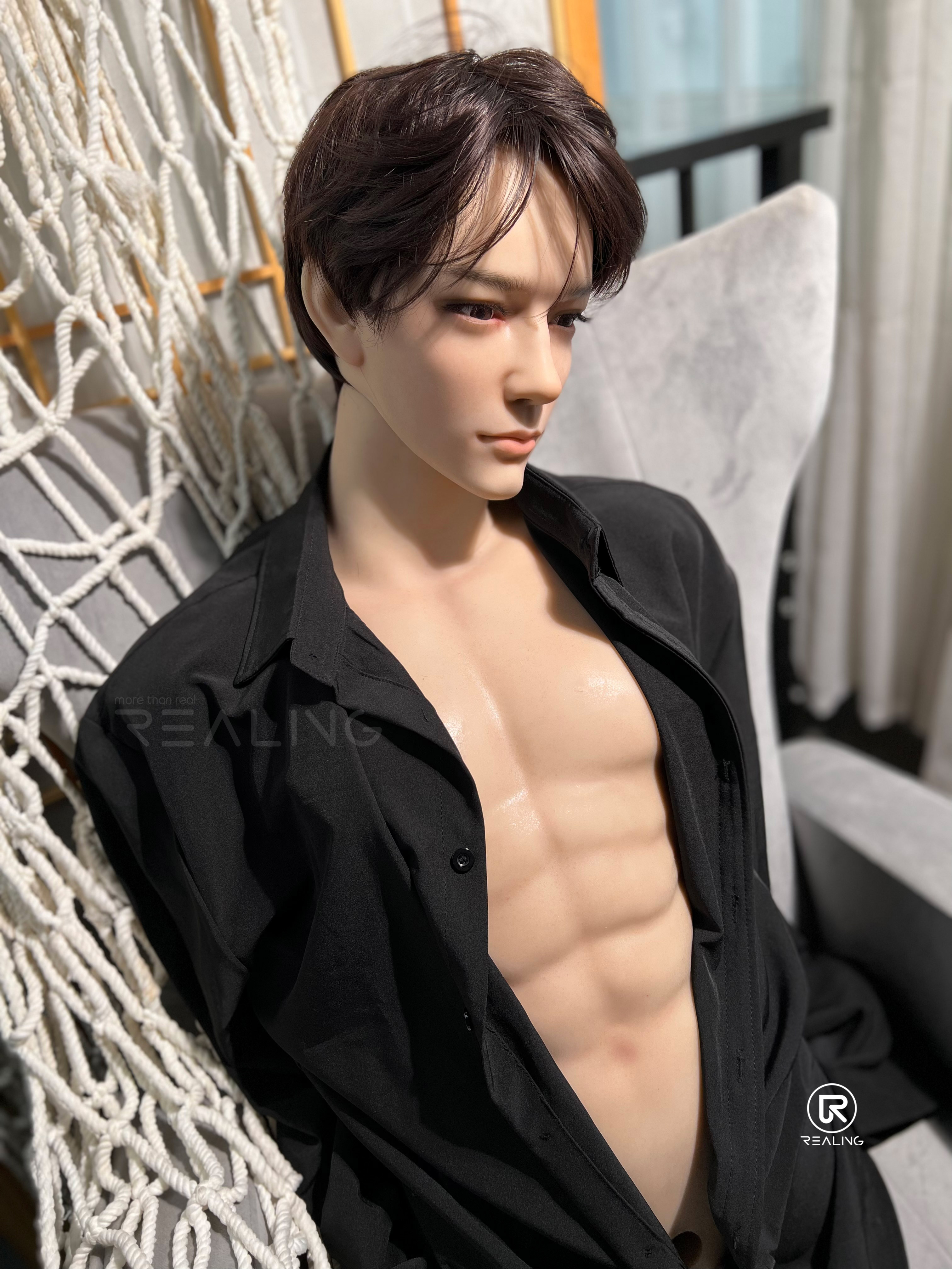 William - Silicone Head+TPE Body Male Sex Doll Torso