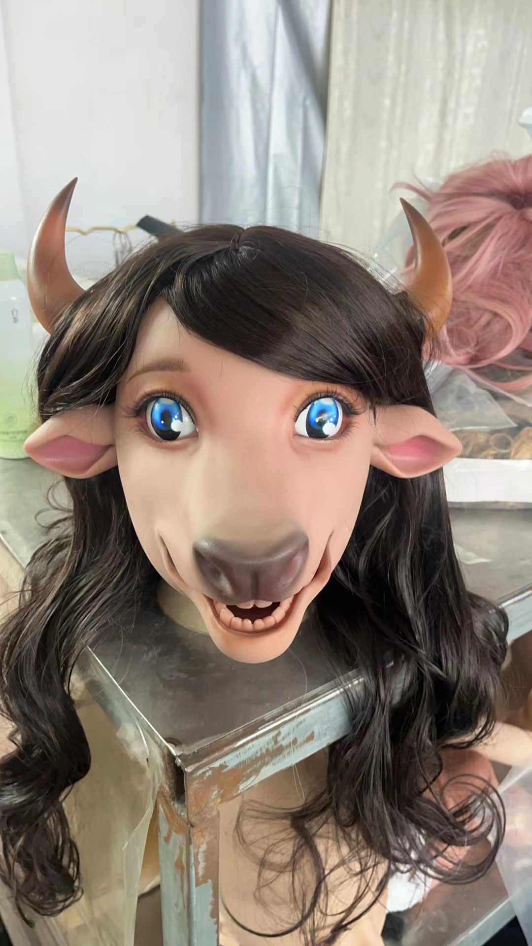 5ft2/158cm D Cup Silicone Cow Sex Doll - Cowady