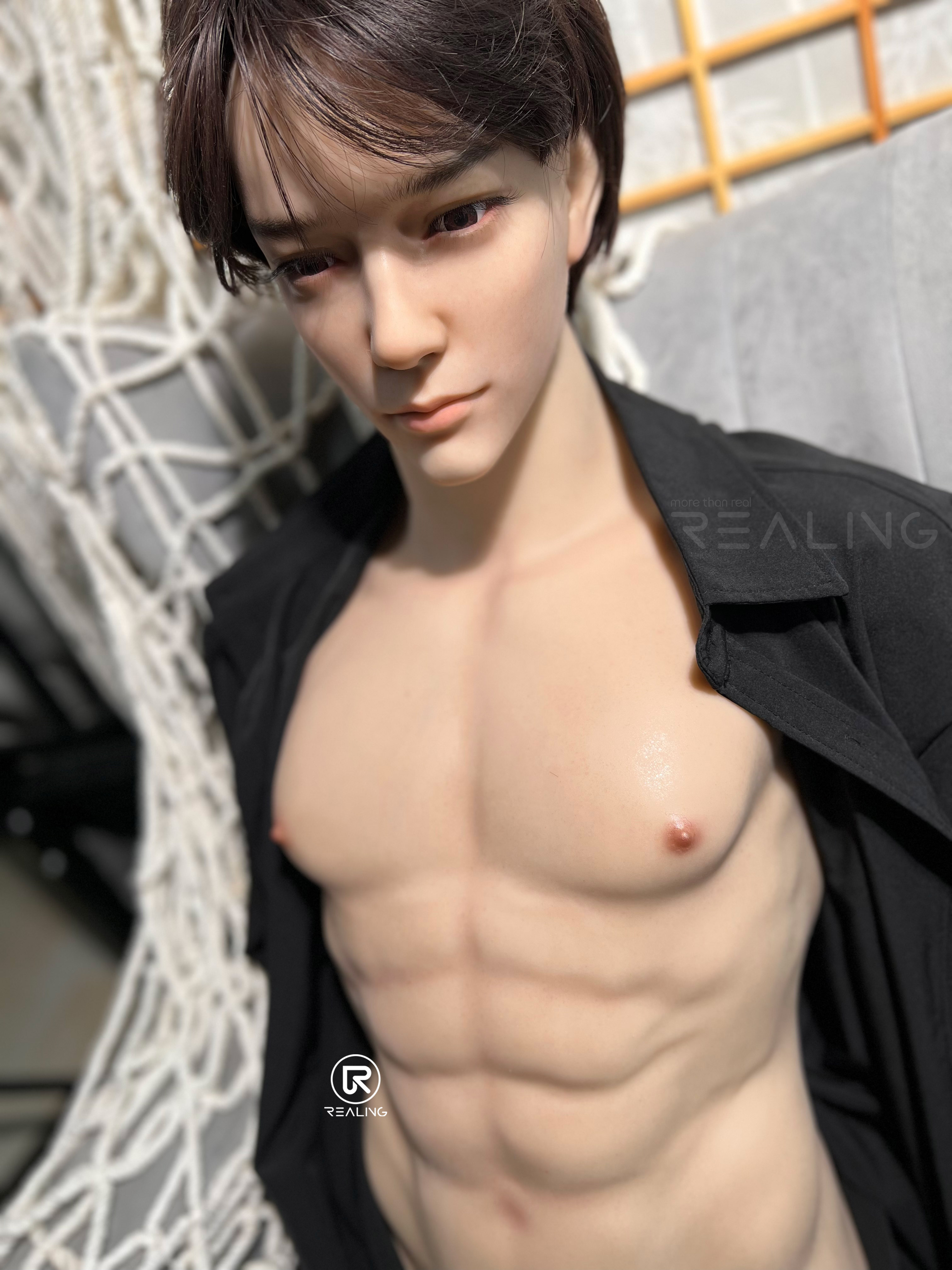 William - Silicone Head+TPE Body Male Sex Doll Torso