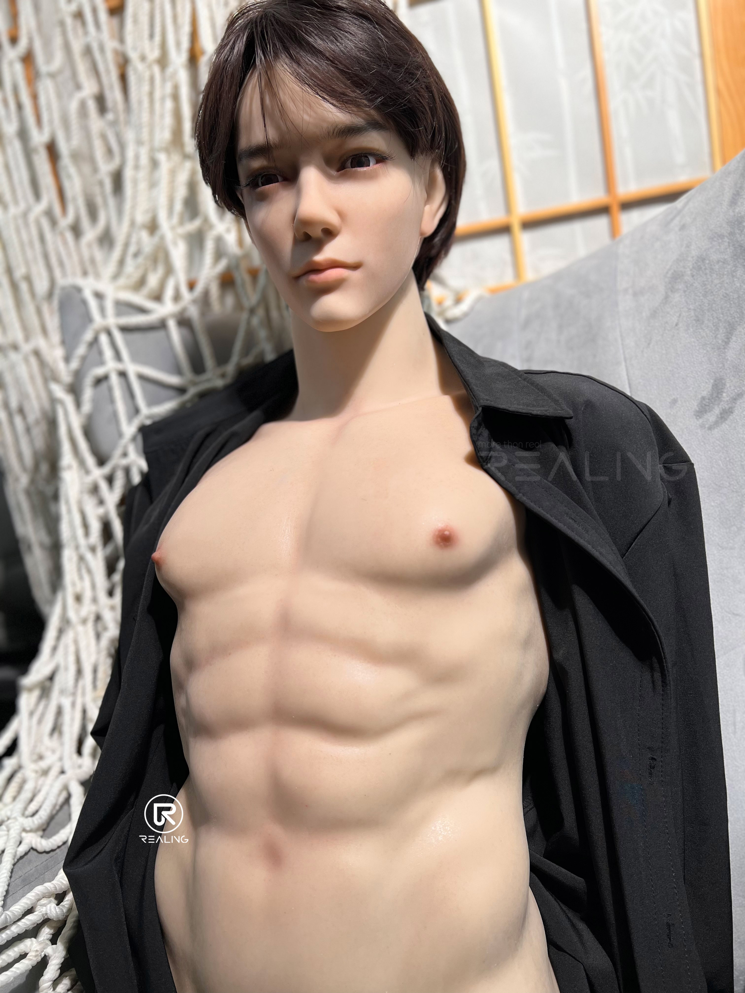 William - Silicone Head+TPE Body Male Sex Doll Torso