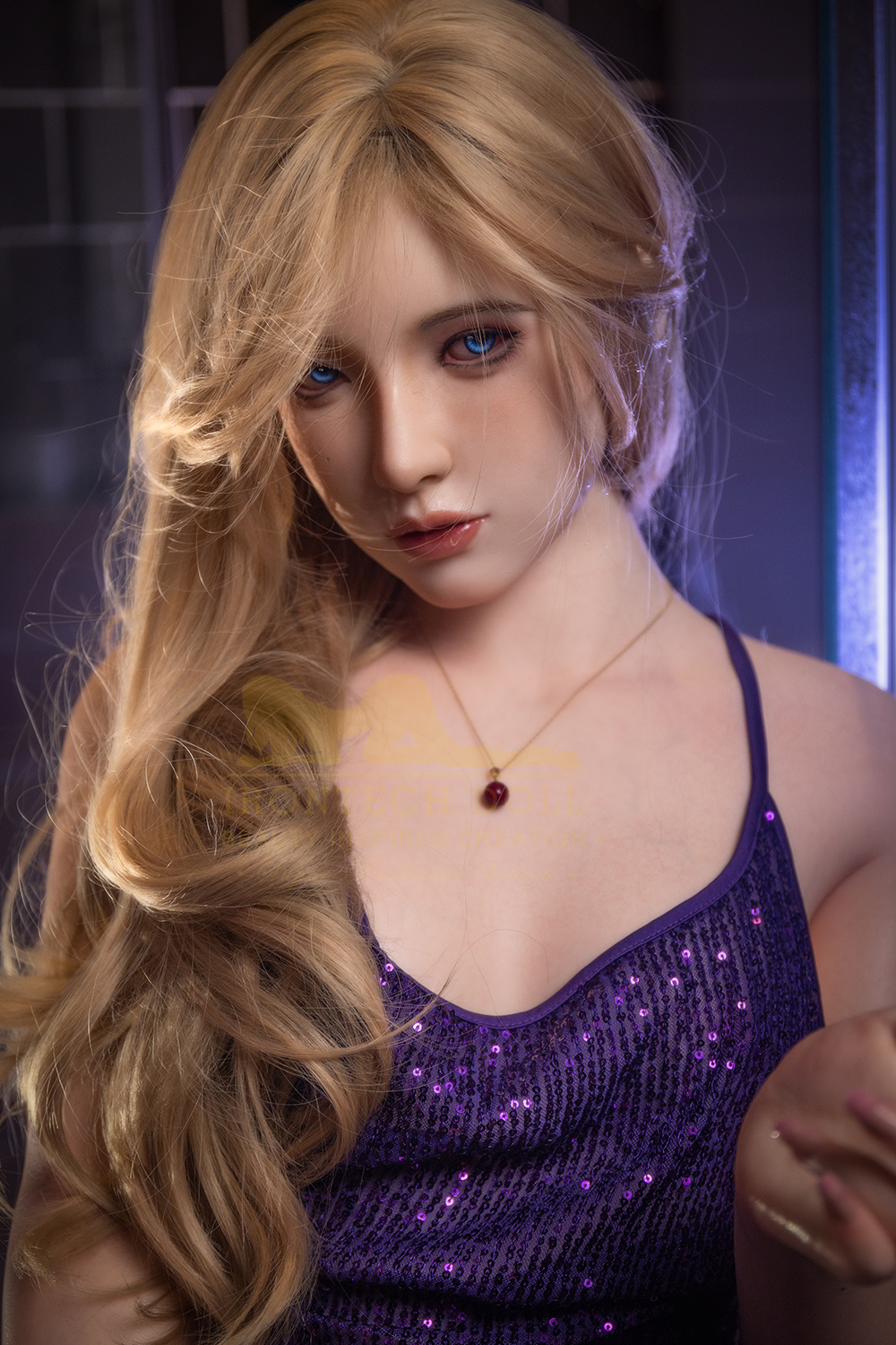 5ft3/162cm Minus A Cup Silicone Blonde Sex Doll S37 - Yeona