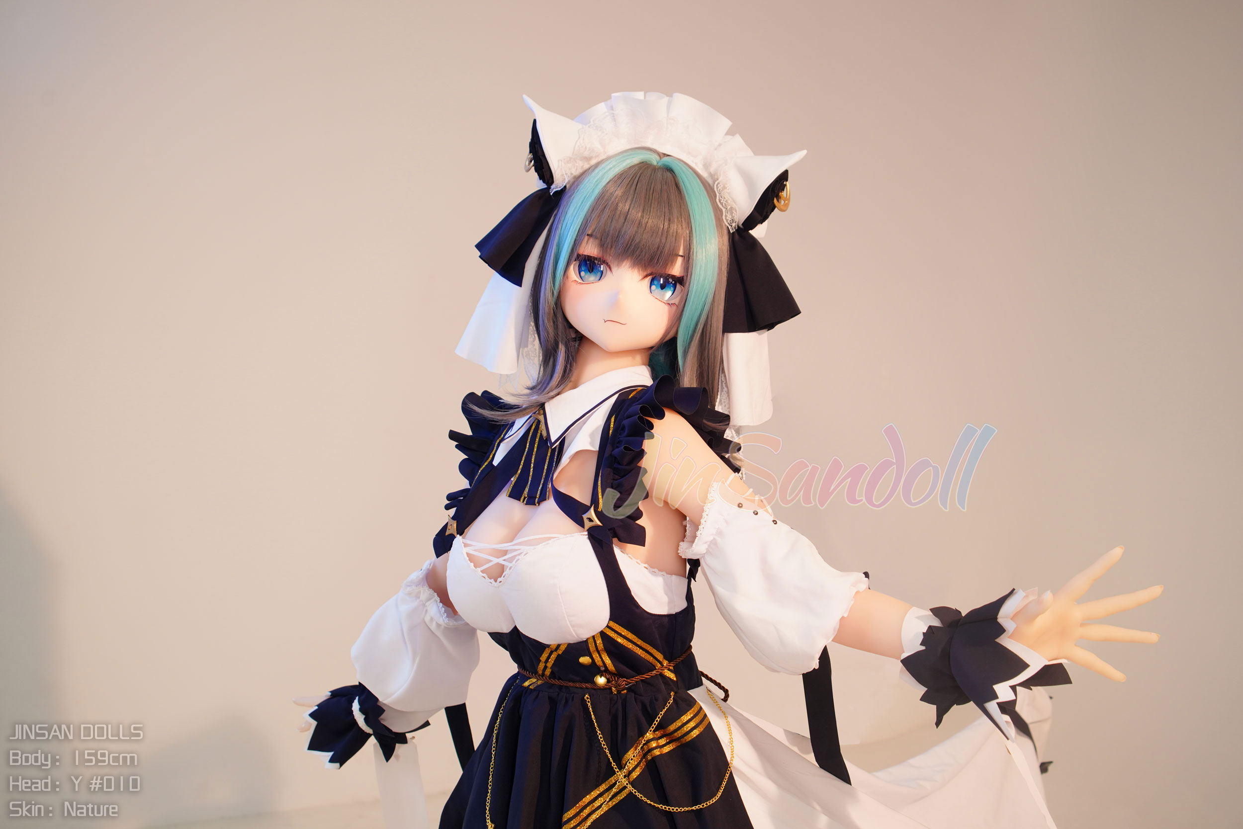 Anime sex doll Yukio in maid outfit, Jinsan Dolls.