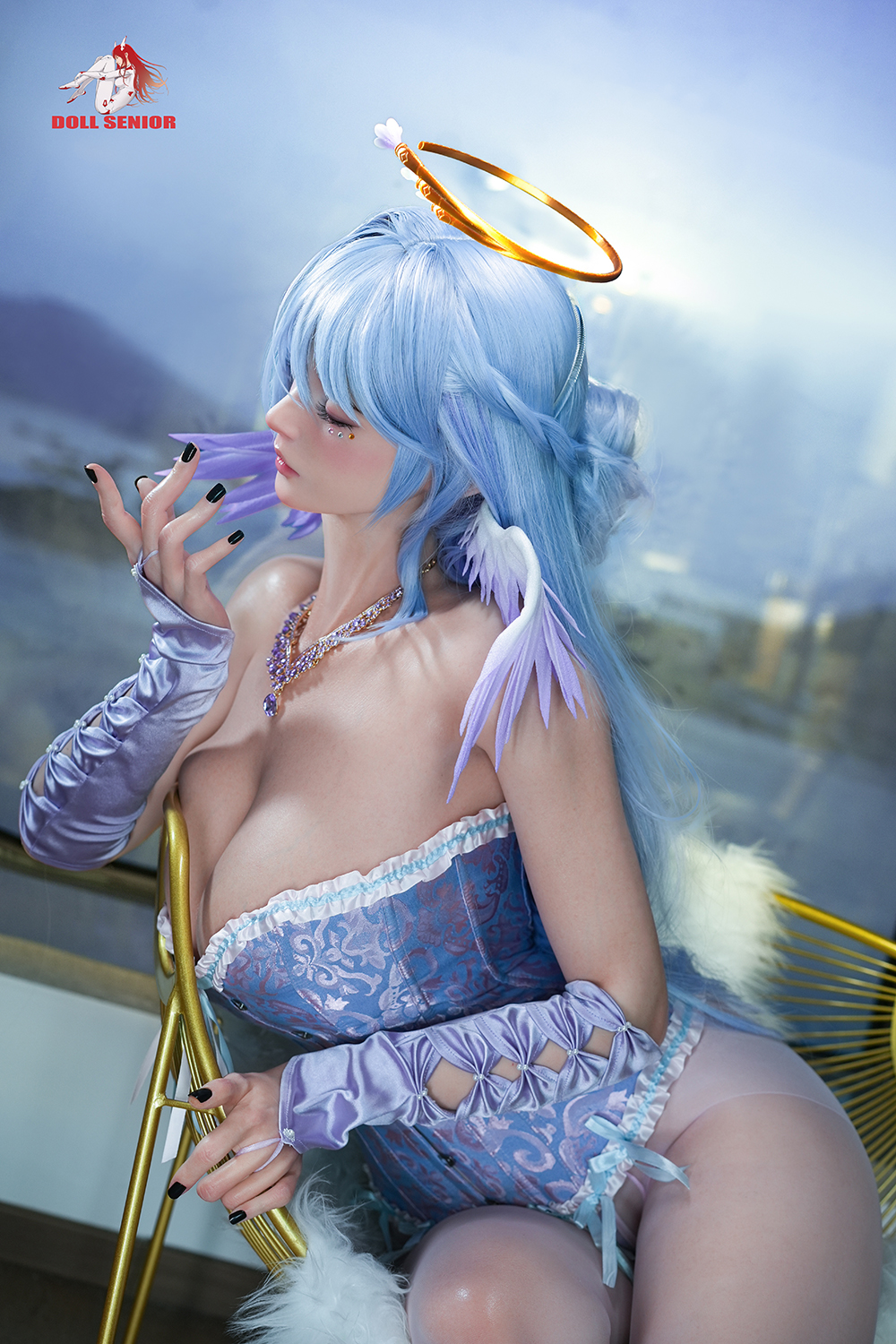 5ft5/170cm G Cup Silicone Eyes Closed Sex Doll - Dream