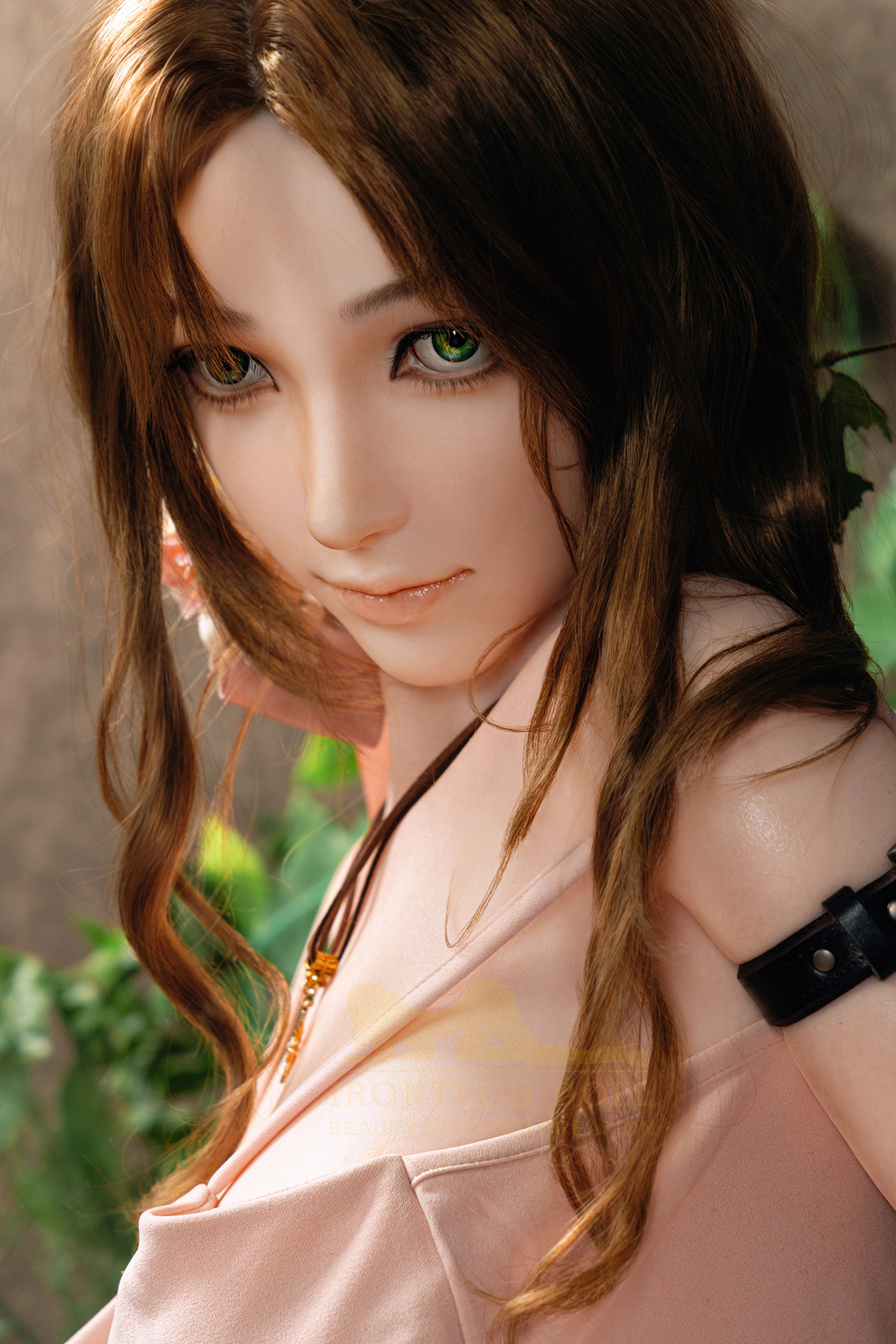 Aerith silicone doll portrait, Final Fantasy VII