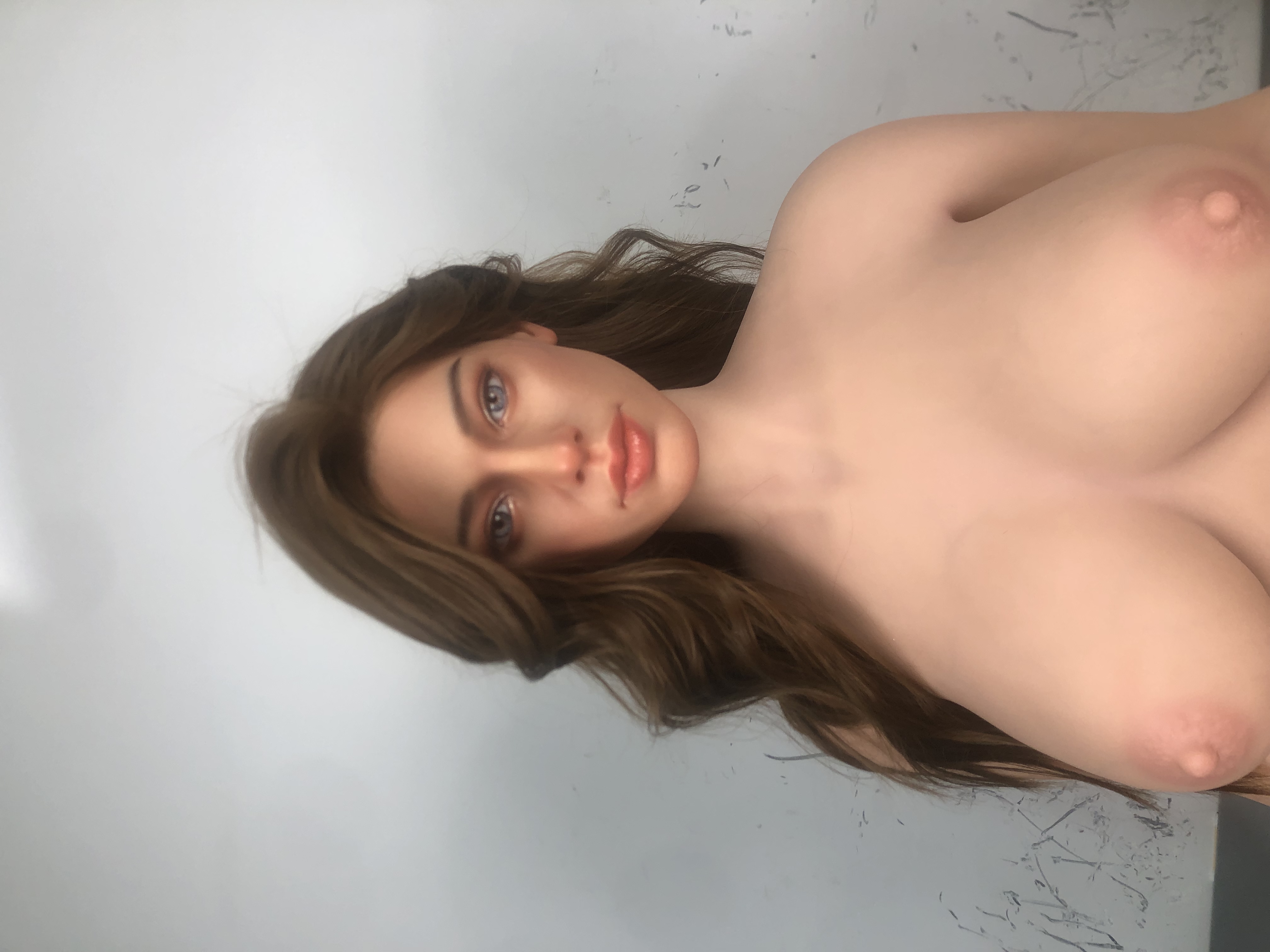 (US Stock) 5ft1/156cm E Cup Silicone Head MILF Sex Doll - Amy