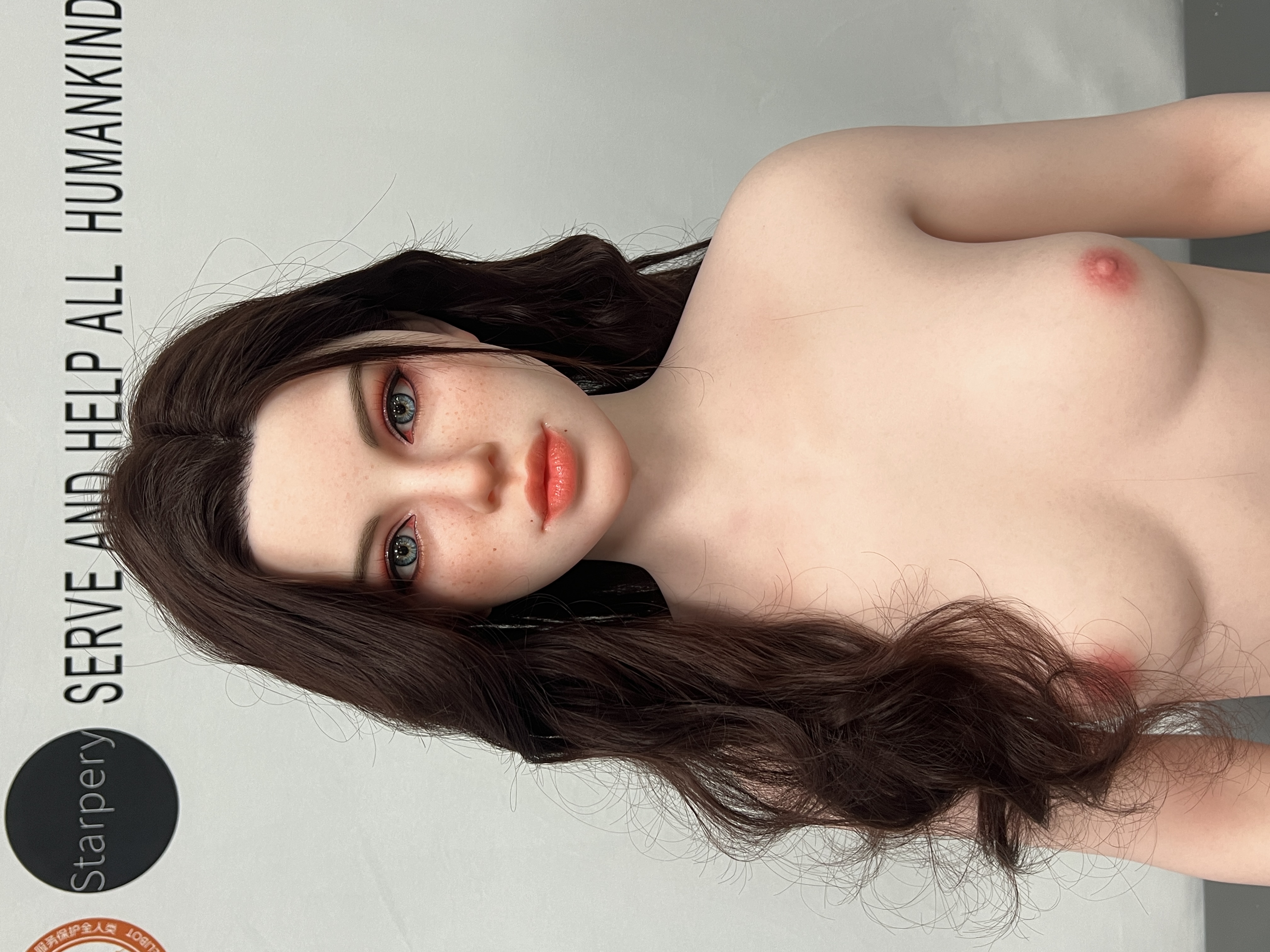 (US Stock) 5ft6/171cm A Cup Silicone American Sex Doll - Hedy