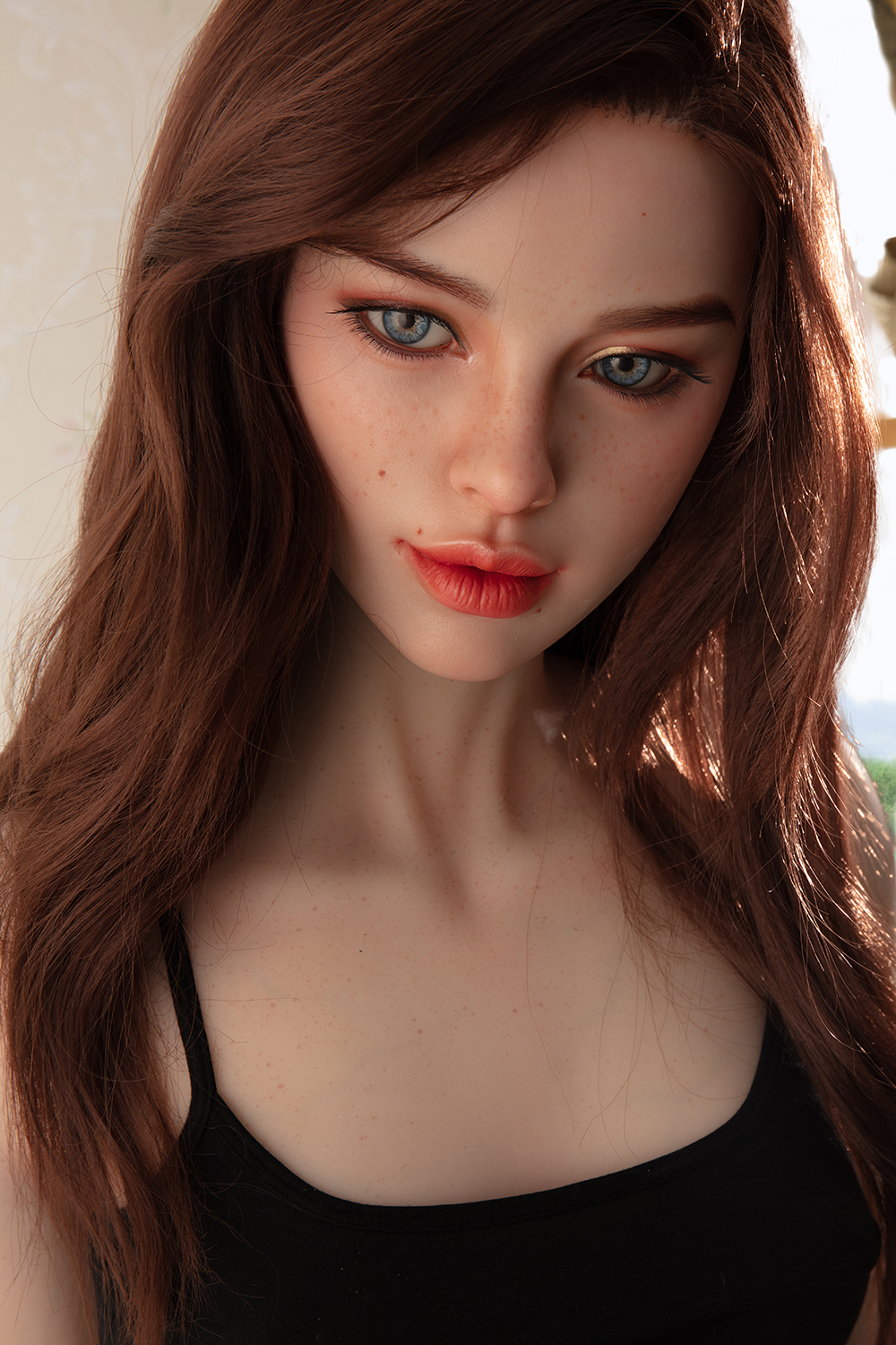 5ft6/171cm A Cup Silicone Head American Sex Doll - Hedy