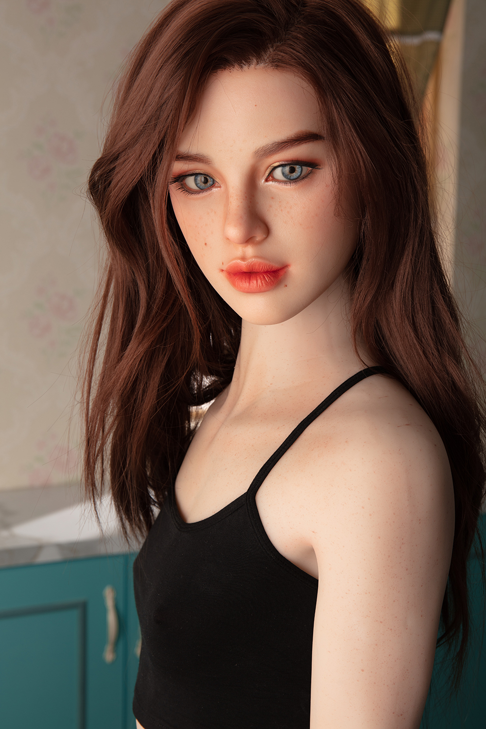 5ft6/171cm A Cup Silicone Head American Sex Doll - Hedy