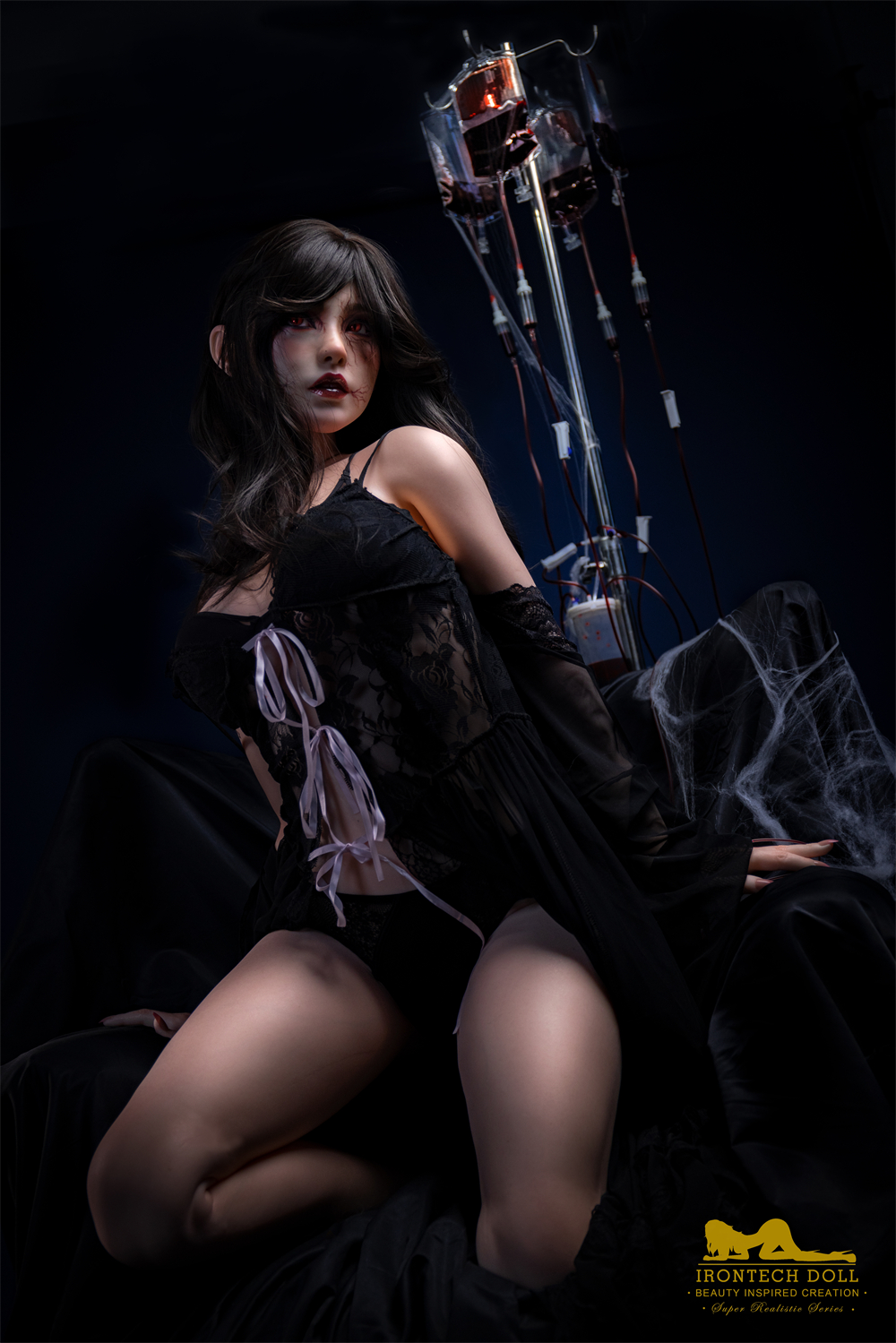 5ft44/166cm D Cup Silicone Vampire Sex Doll S40 – Suki