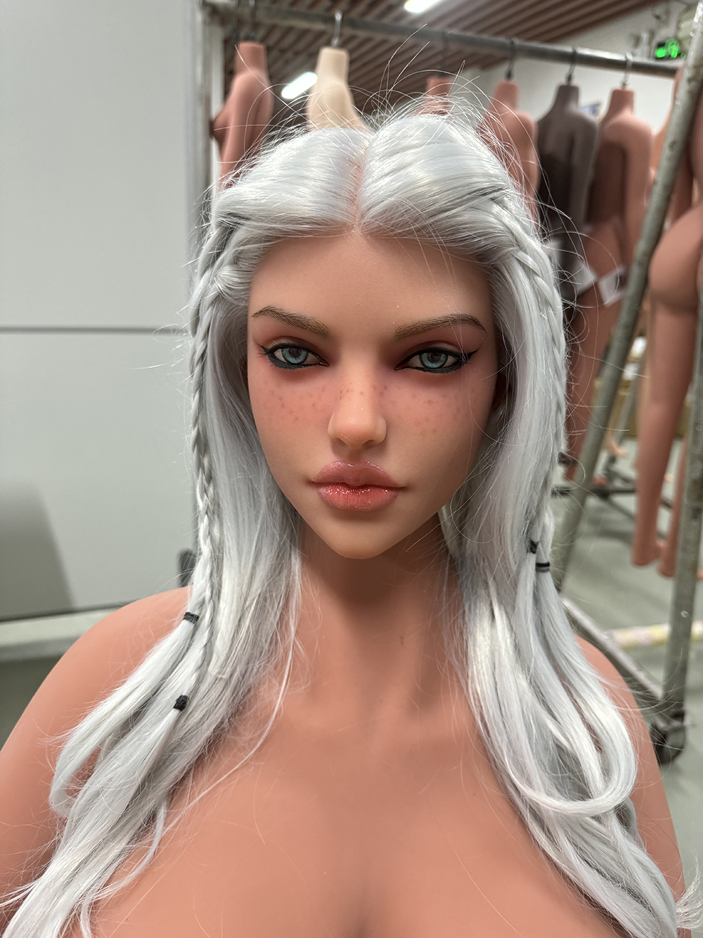 Evonne - 78.3lb Silicone Head Russian Sex Doll Torso