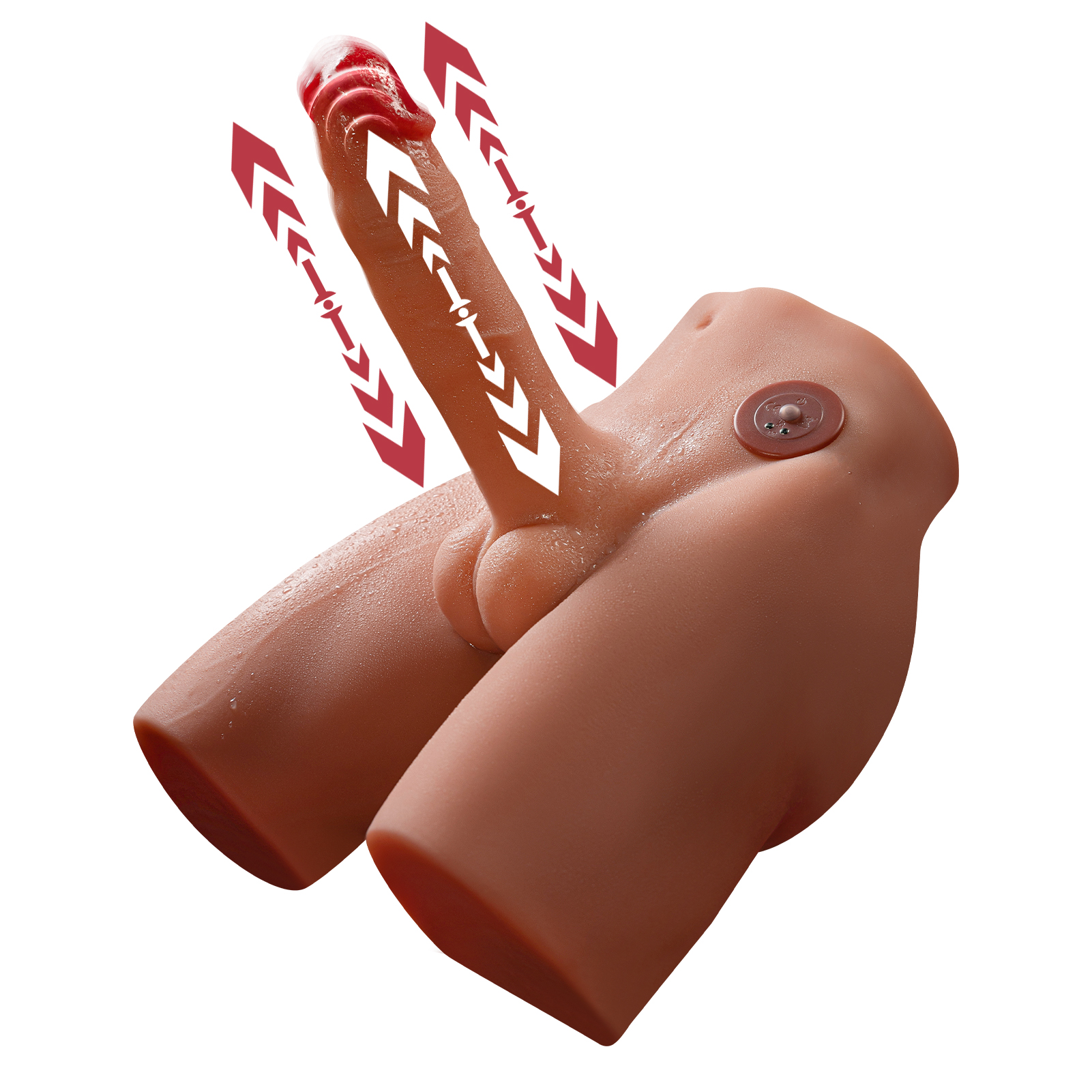 Jackson - 10.6LB Electric Pulse Tan Skin Male Torso Sex Doll