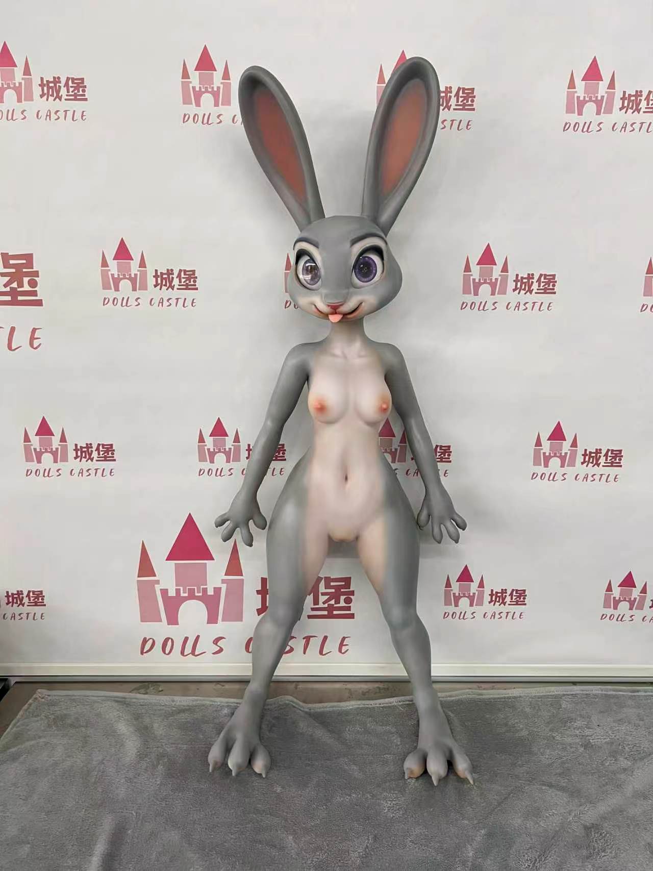 Silicone C Cup Seamless Neck Judy Sex Doll - Rabbitie