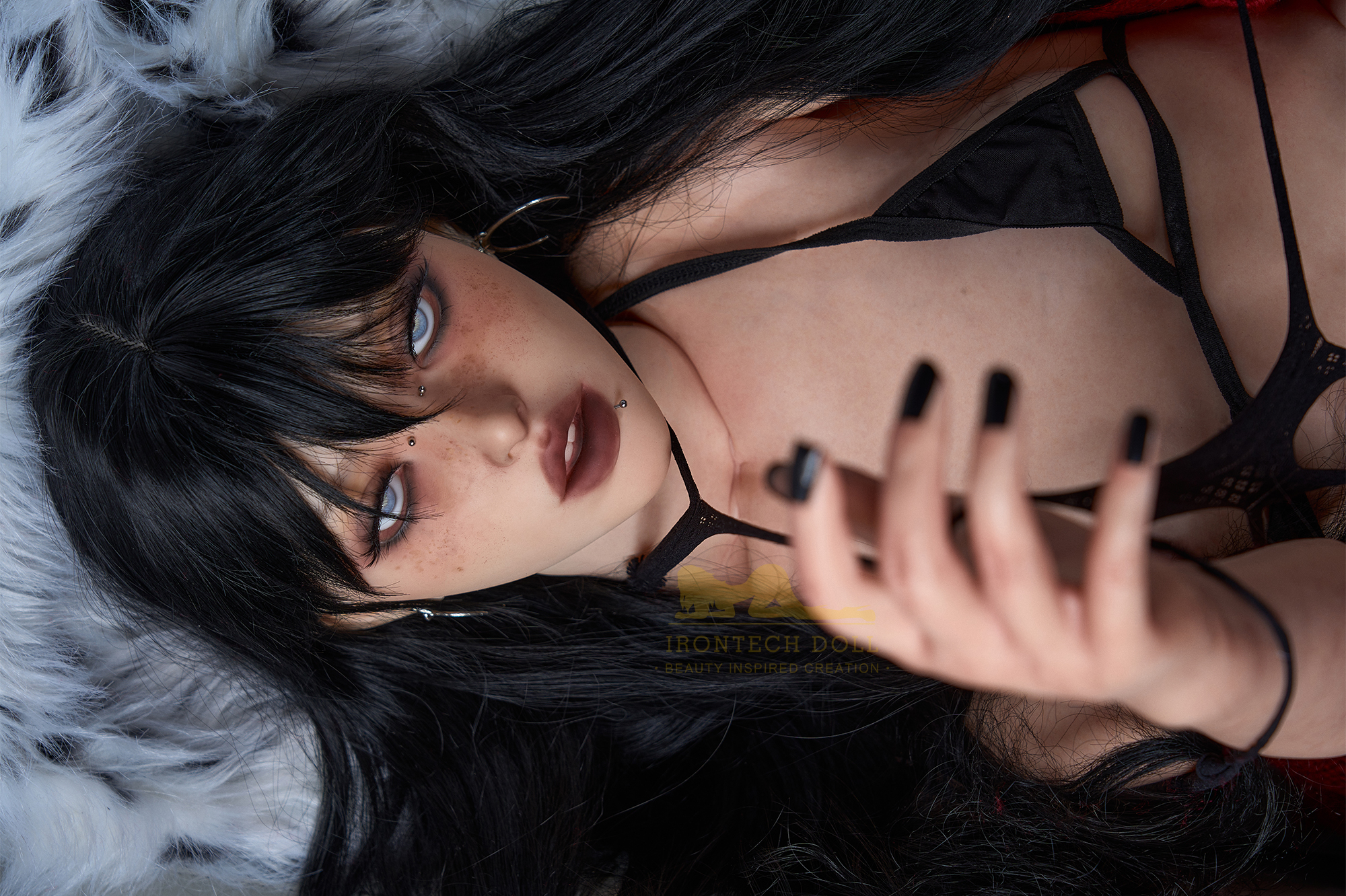 5ft3/161cm Minus A Cup Silicone Skinny Sex Doll B2 - Vanessa