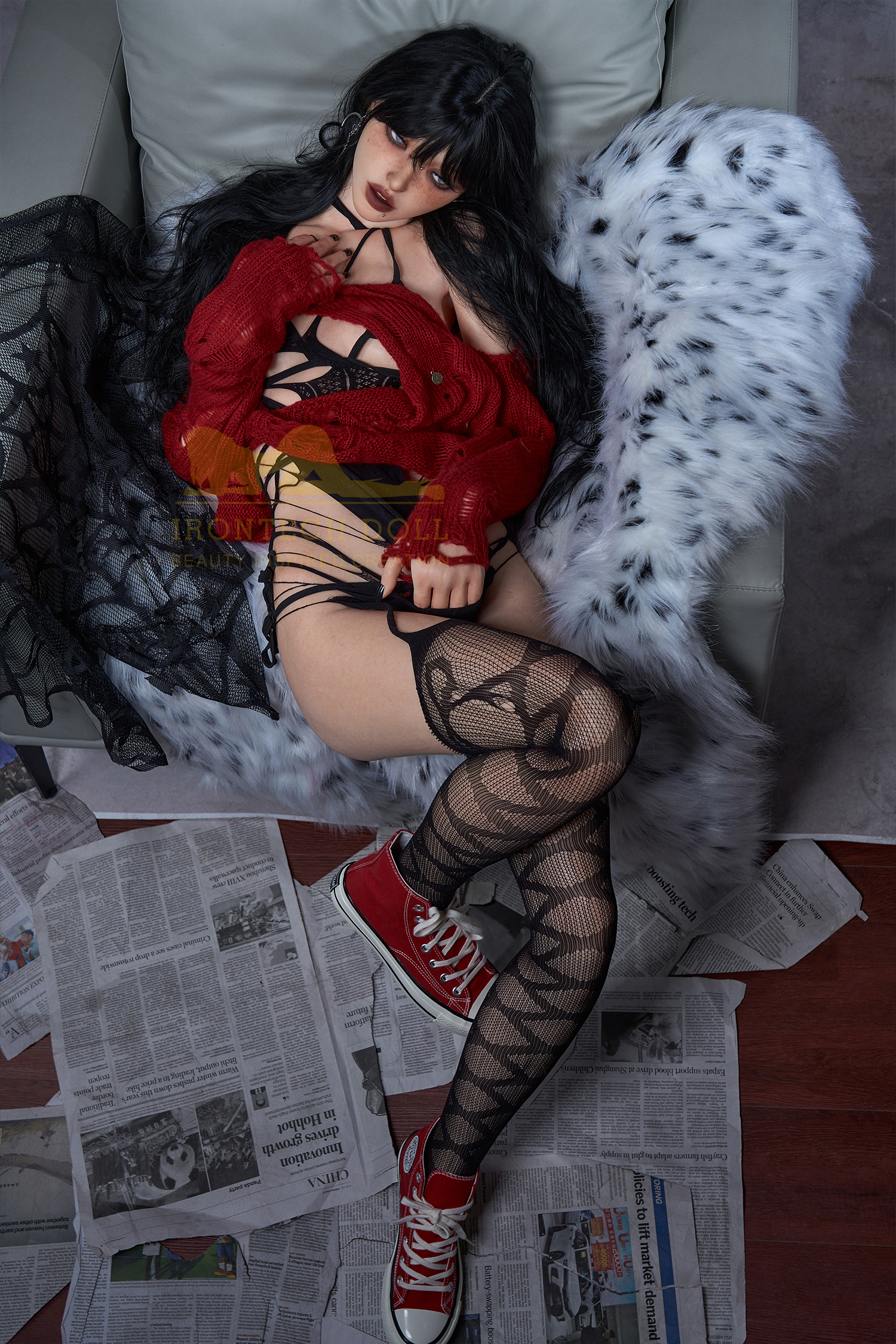 5ft3/161cm Minus A Cup Silicone Skinny Sex Doll B2 - Vanessa