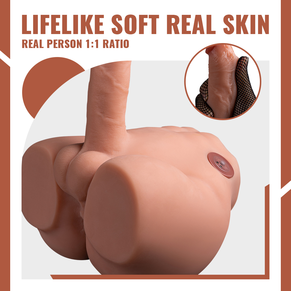 Peel - 9.6LB Electric Pulse Male Sex Doll Torso