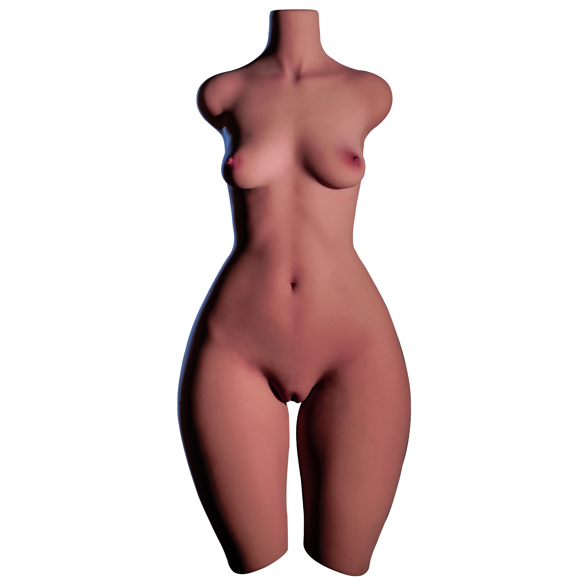 Tara Black - 60.2LB TPE Small Breast Sex Doll Torso