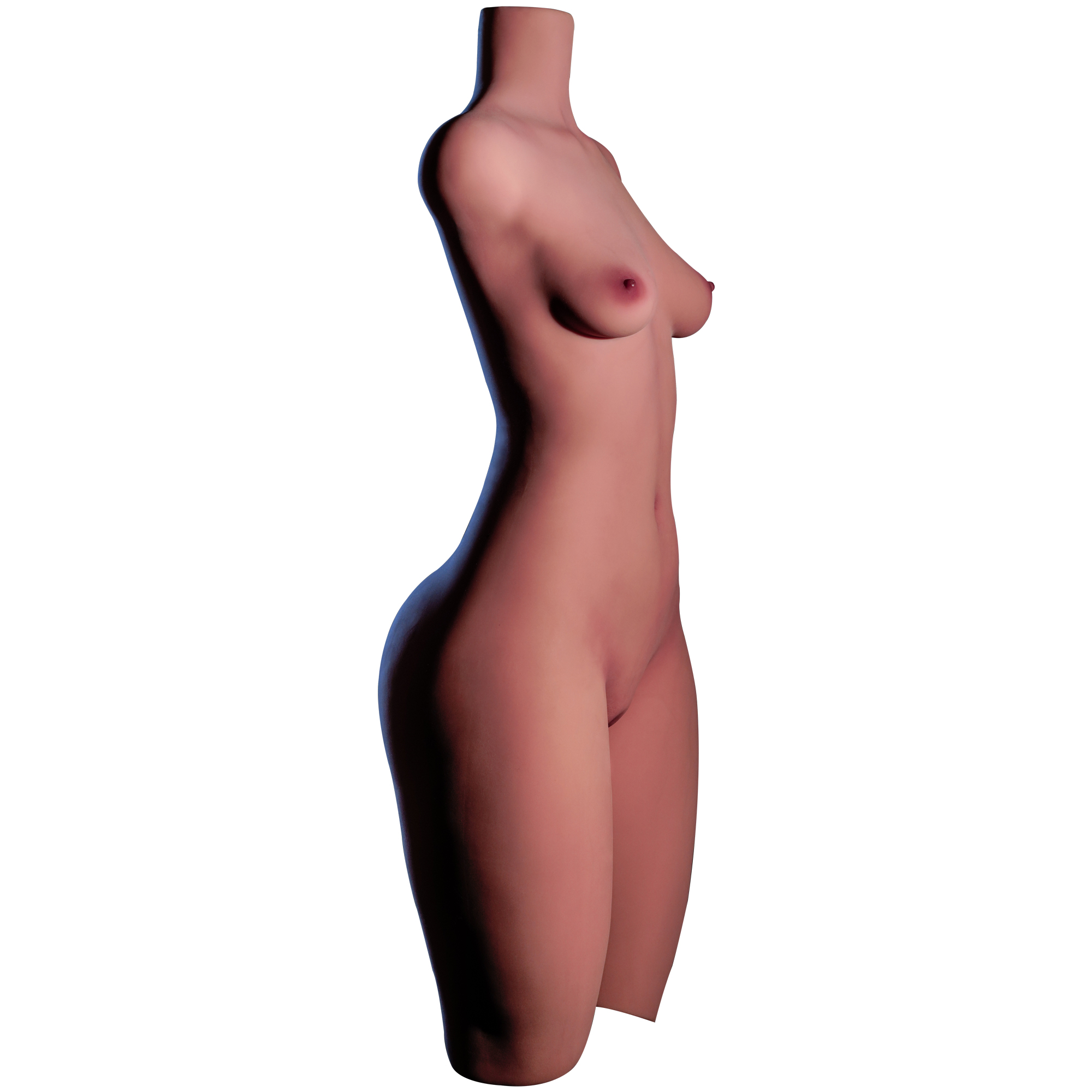 Tara Black - 60.2LB TPE Small Breast Sex Doll Torso