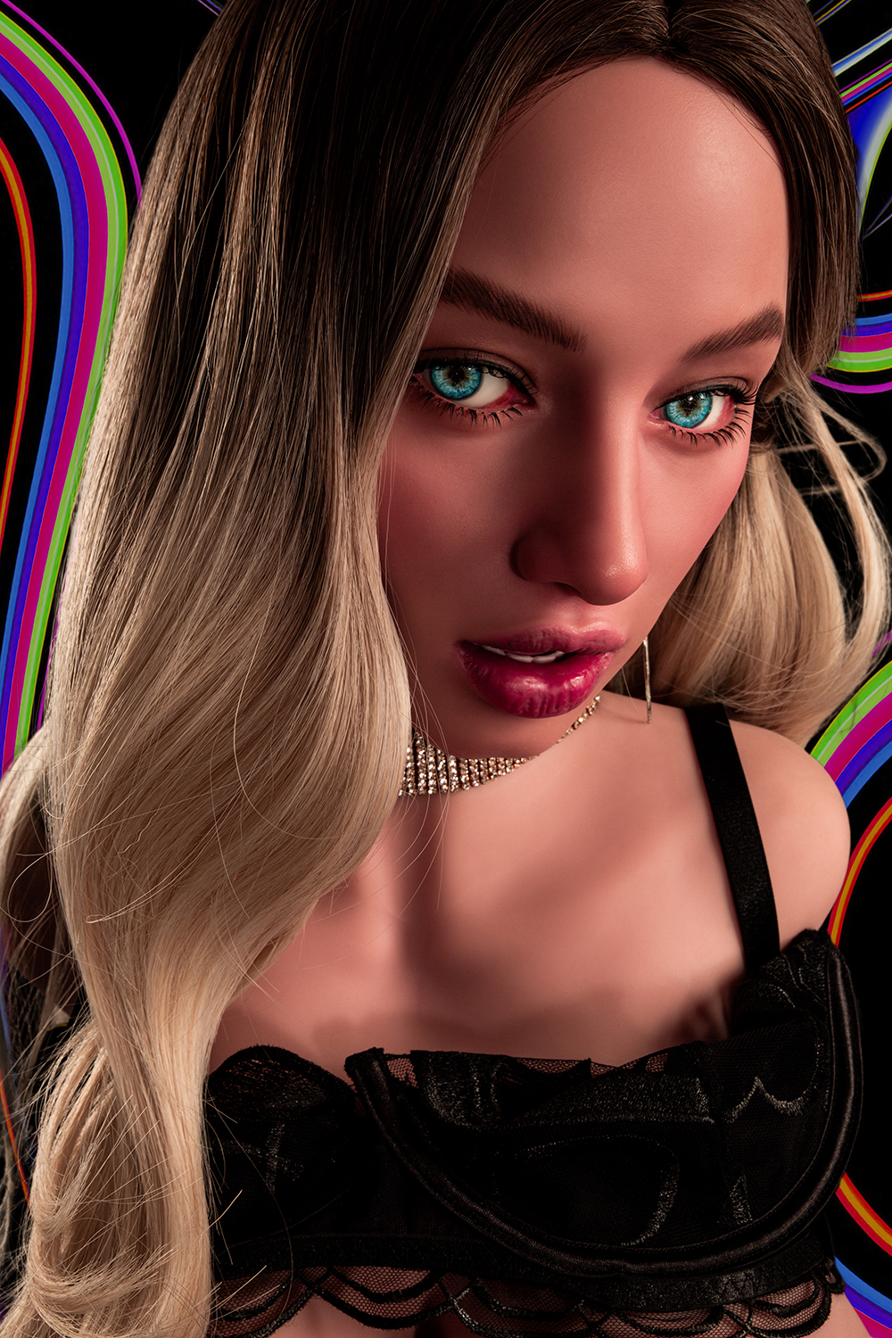 Sola - 66.1lb Silicone Head Sex Doll Torso