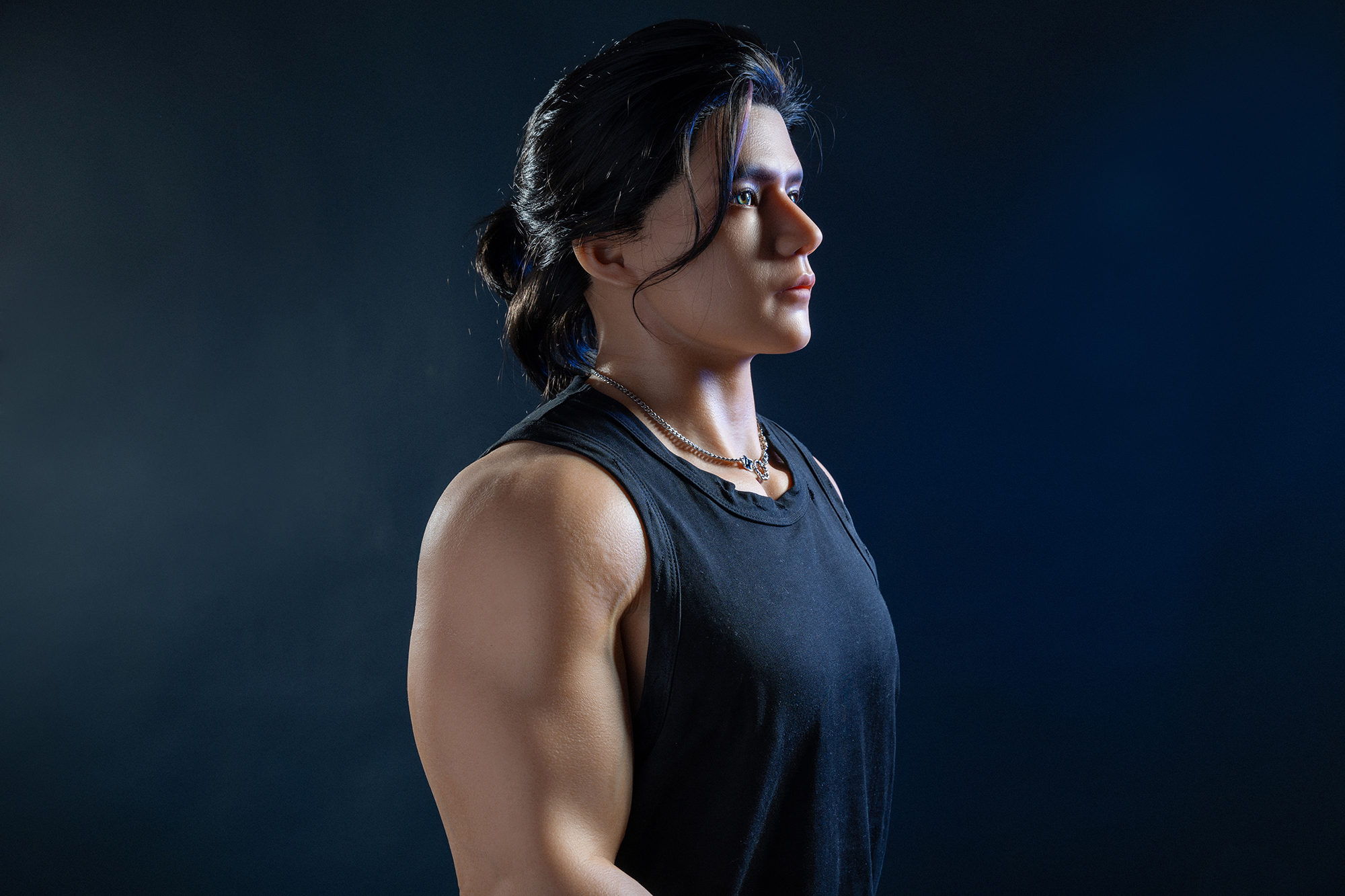 5ft6/170cm Silicone Seamless Neck Male Sex Doll - Han