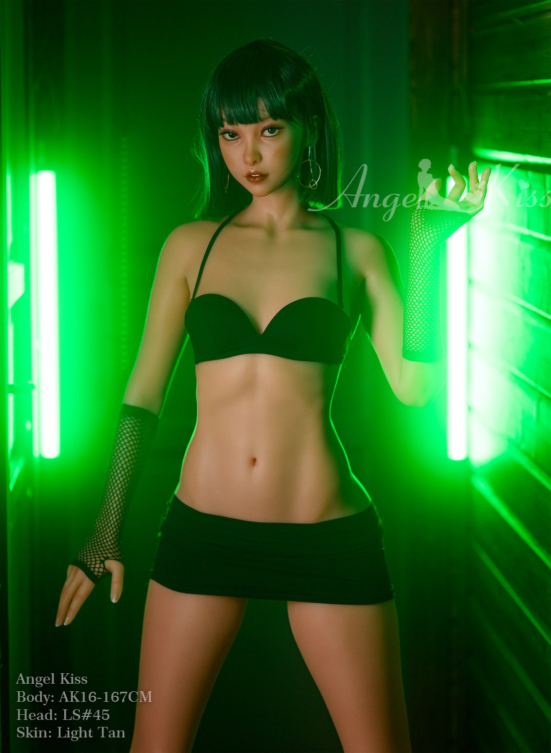 5ft5/167cm Silicone Flat Chested Sex Doll - Kimi