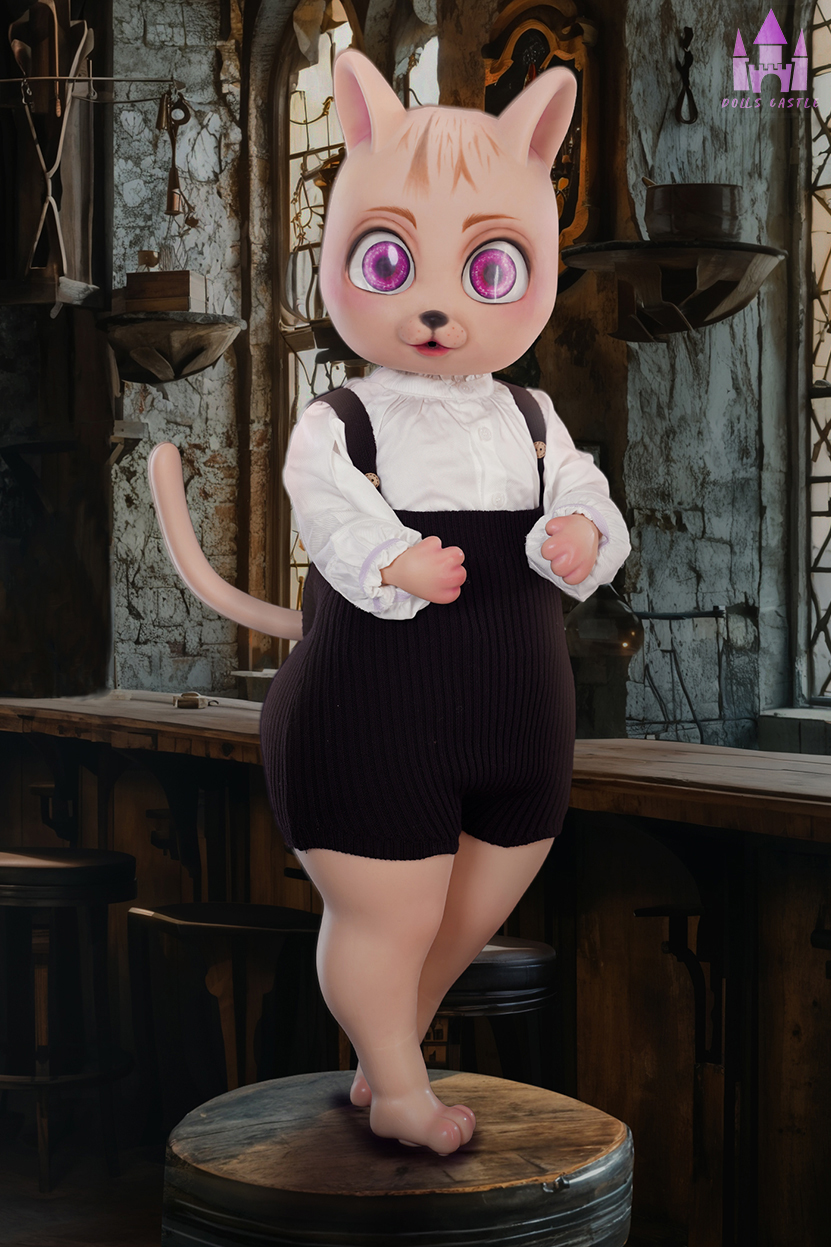 (EU Stock) Silicone A Cup Bear Sex Doll - Bearrie - close-up detail