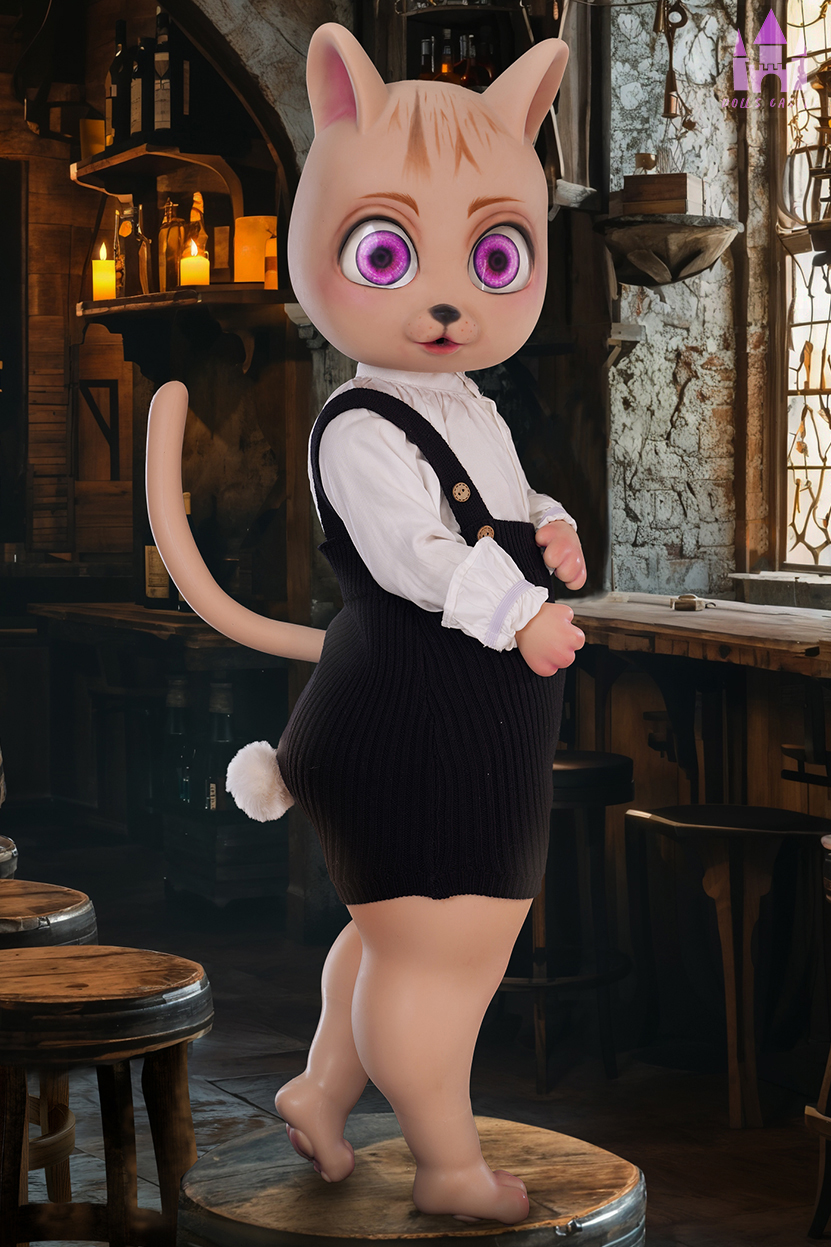 (EU Stock) Silicone A Cup Bear Sex Doll - Bearrie - lifestyle view