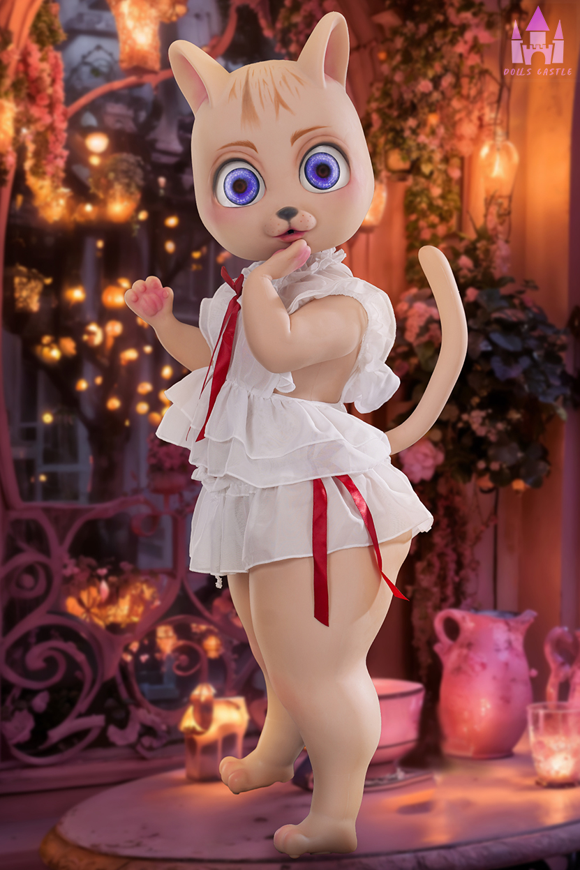 (EU Stock) Silicone A Cup Bear Sex Doll - Bearrie - profile view