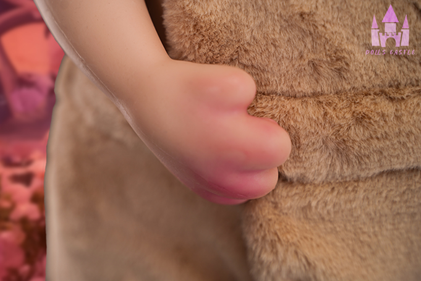 (EU Stock) Silicone A Cup Bear Sex Doll - Bearrie - size detail