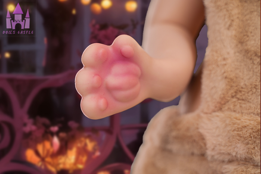 (EU Stock) Silicone A Cup Bear Sex Doll - Bearrie - material detail