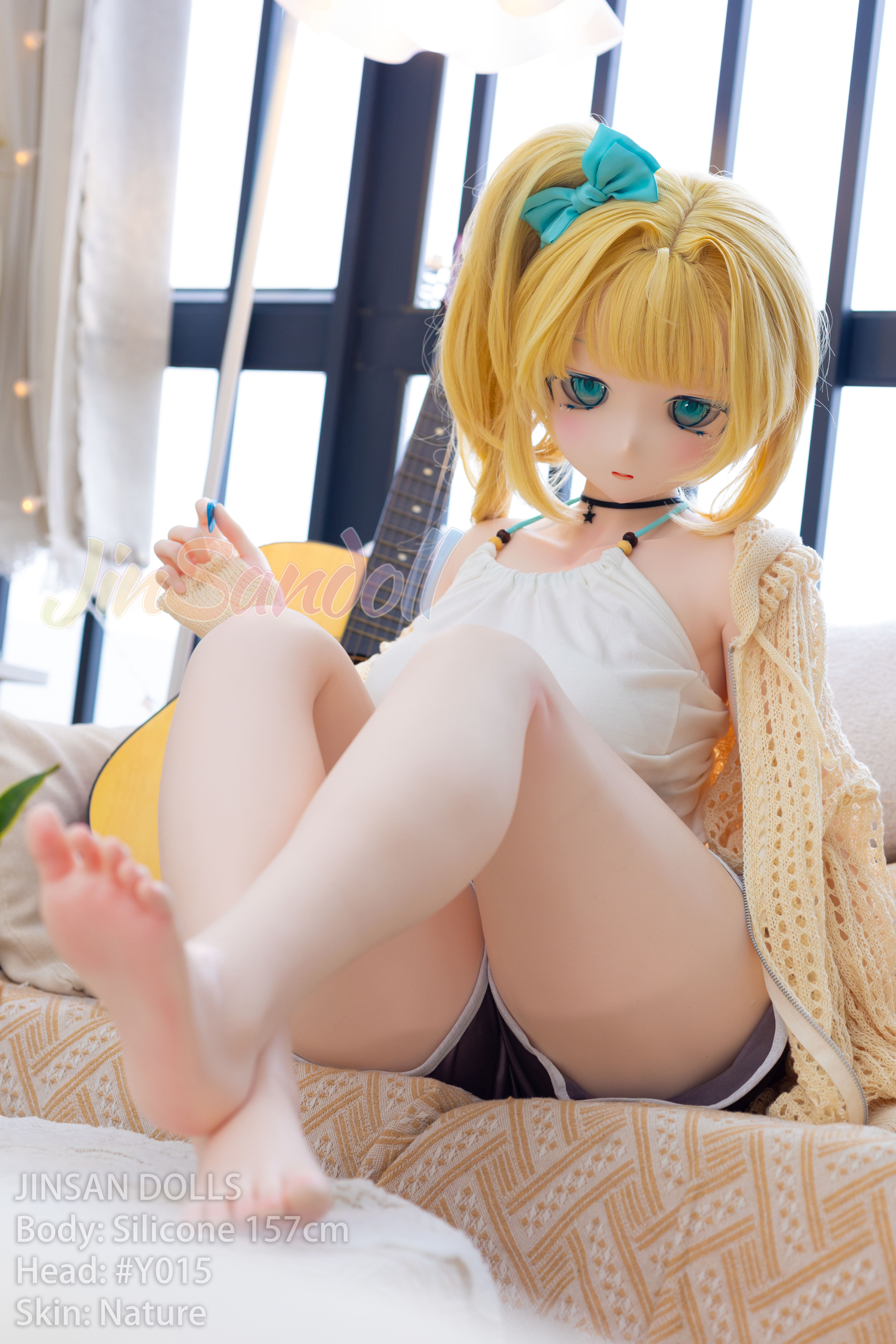 5ft2/157cm B Cup PVC Head Silicone Sex Doll - Jennie