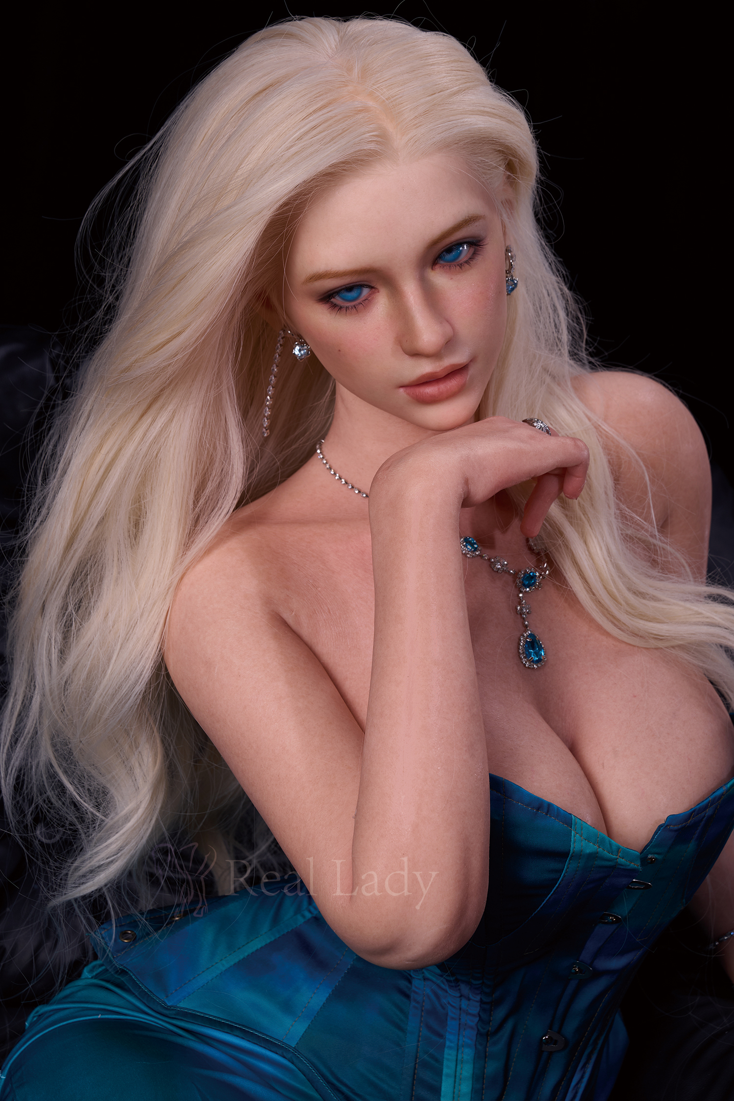 5ft2/159cm H Cup Silicone Blue Eyes Sex Doll ROS MAX R8 - Lena