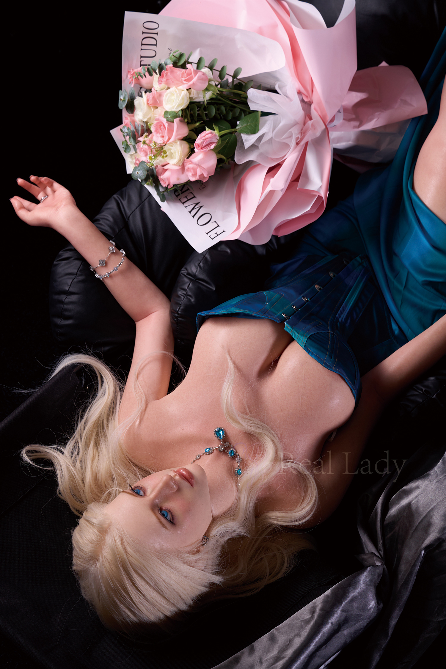 5ft2/159cm H Cup Silicone Blue Eyes Sex Doll ROS MAX R8 - Lena