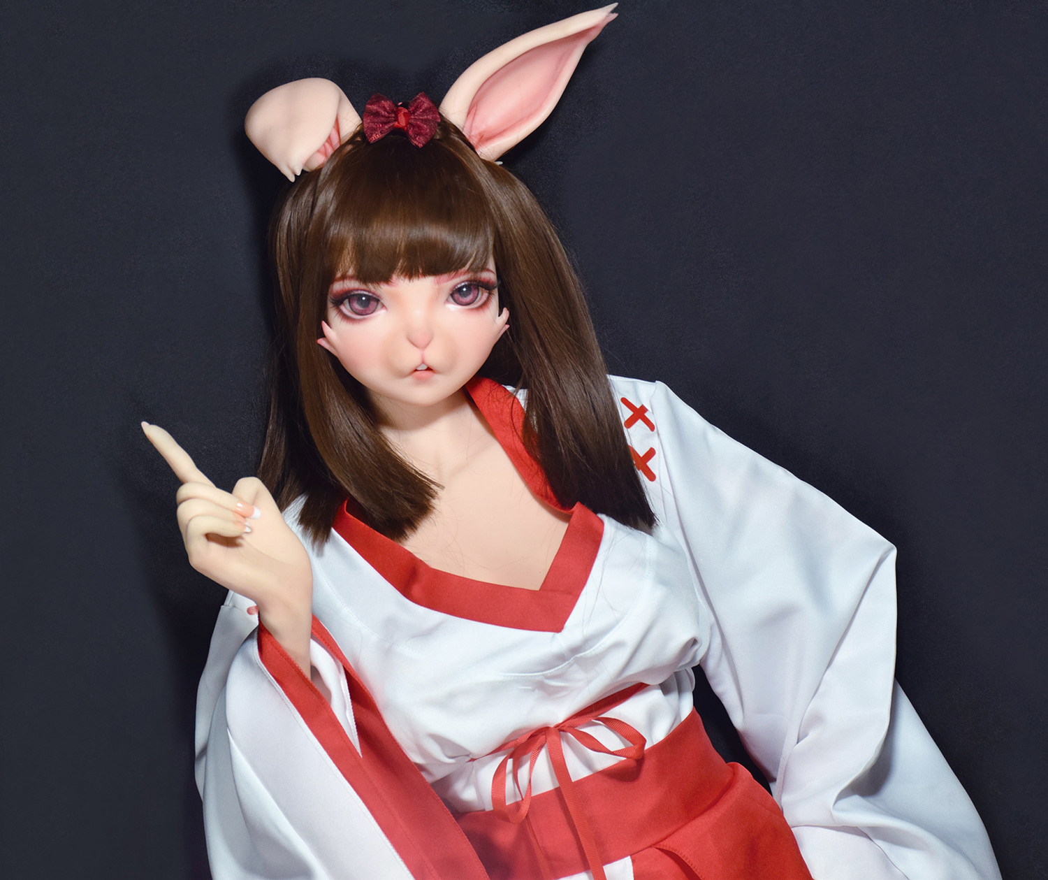 4ft9/150cm TPE Rabbit Furry Sex Doll – Aida Rina