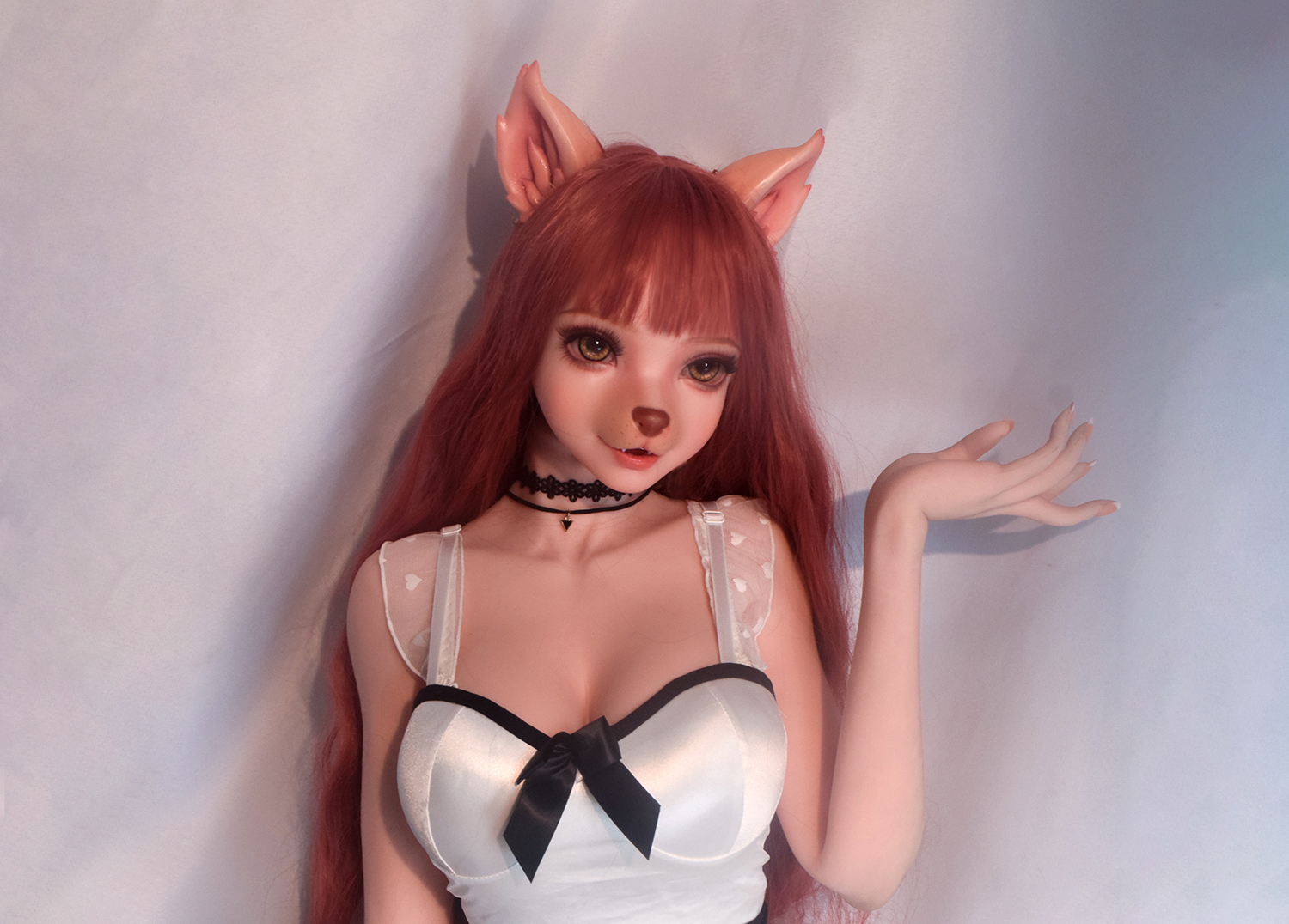 4ft9/150cm Silicone Puppy Furry Sex Doll – Inujima Haruko