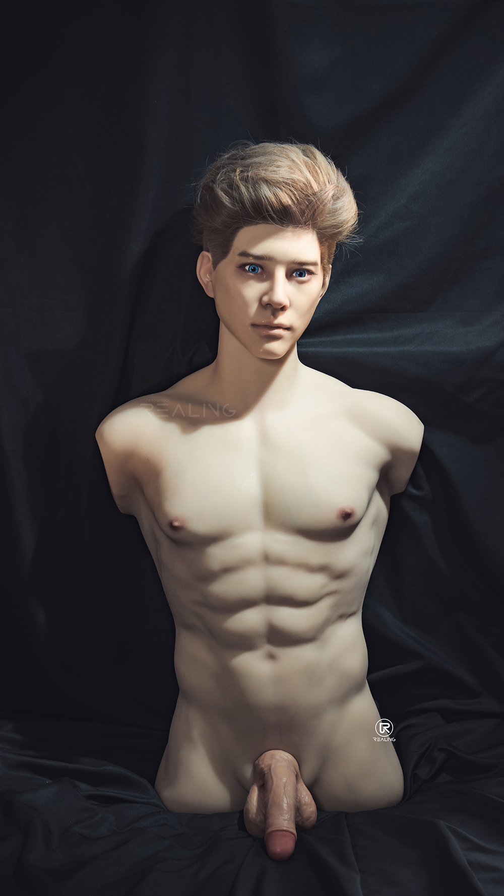 Laban - Silicone Head+TPE Body Male Sex Doll Torso