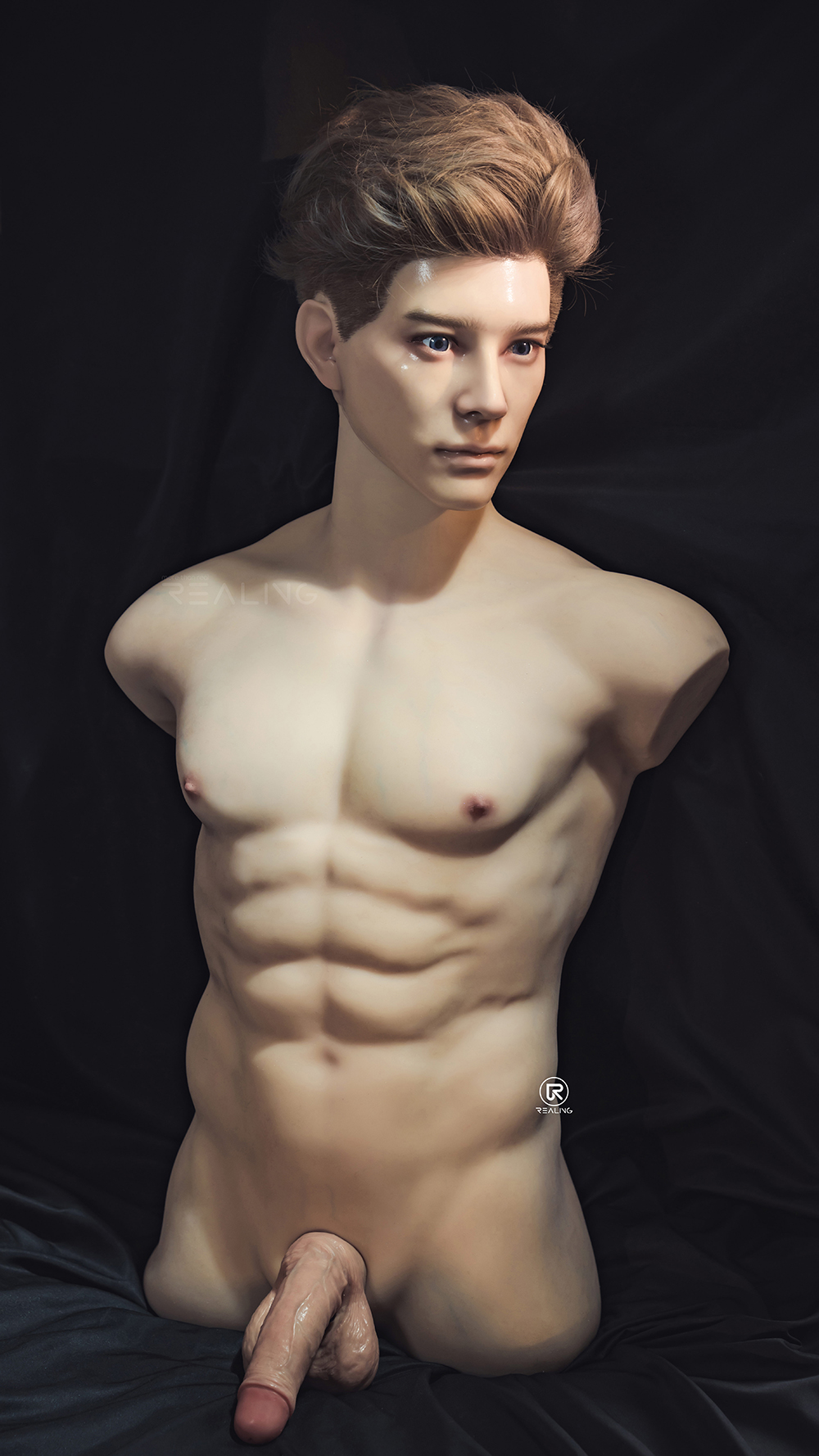 Laban - Silicone Head+TPE Body Male Sex Doll Torso
