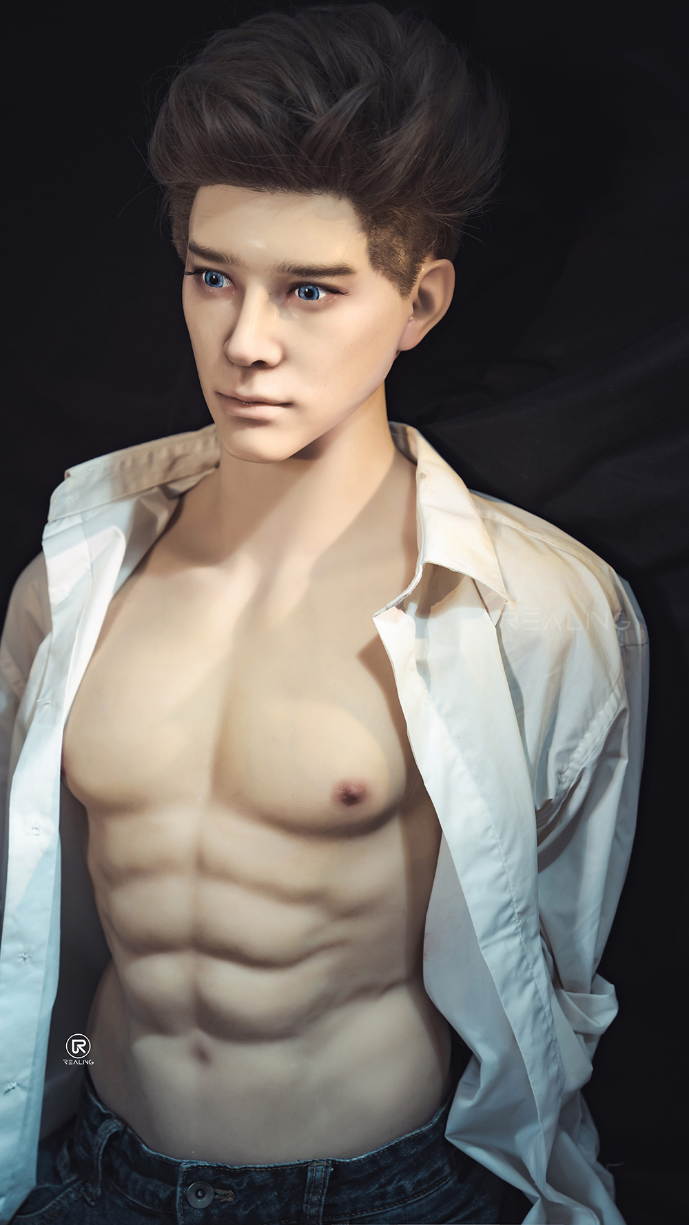 Laban - Silicone Head+TPE Body Male Sex Doll Torso