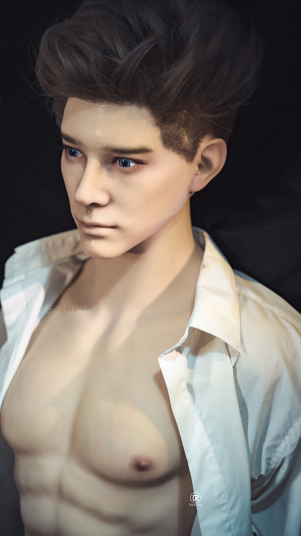 Laban - Silicone Head+TPE Body Male Sex Doll Torso