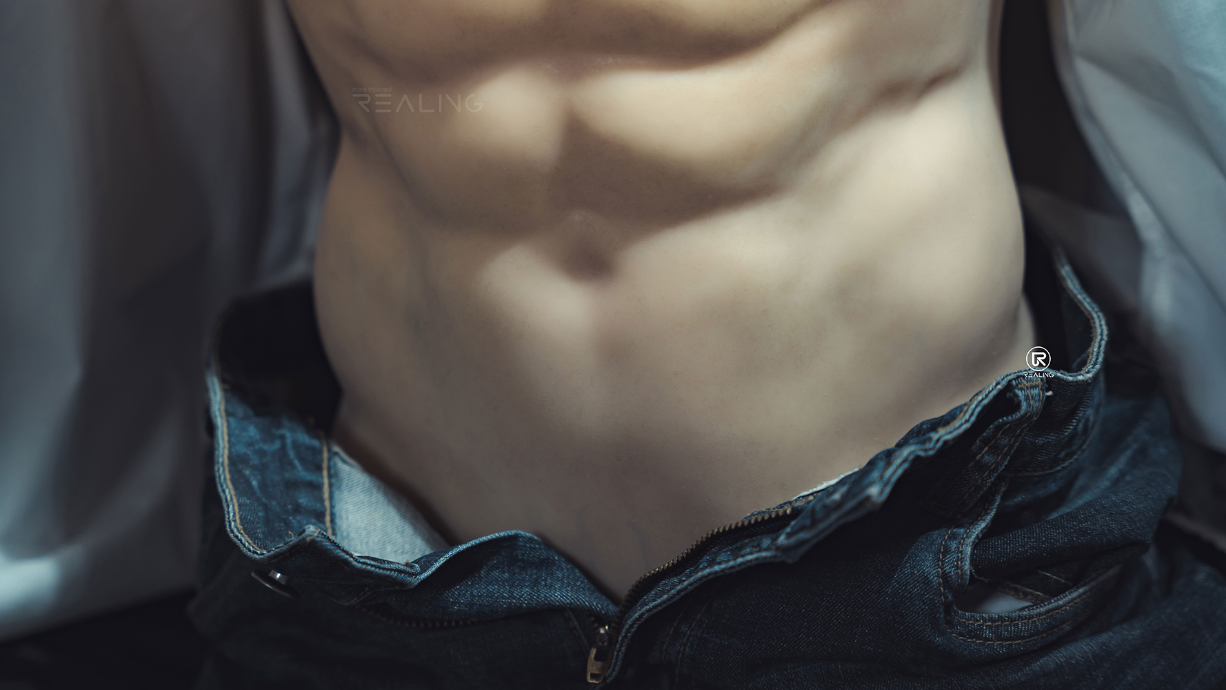 Laban - Silicone Head+TPE Body Male Sex Doll Torso