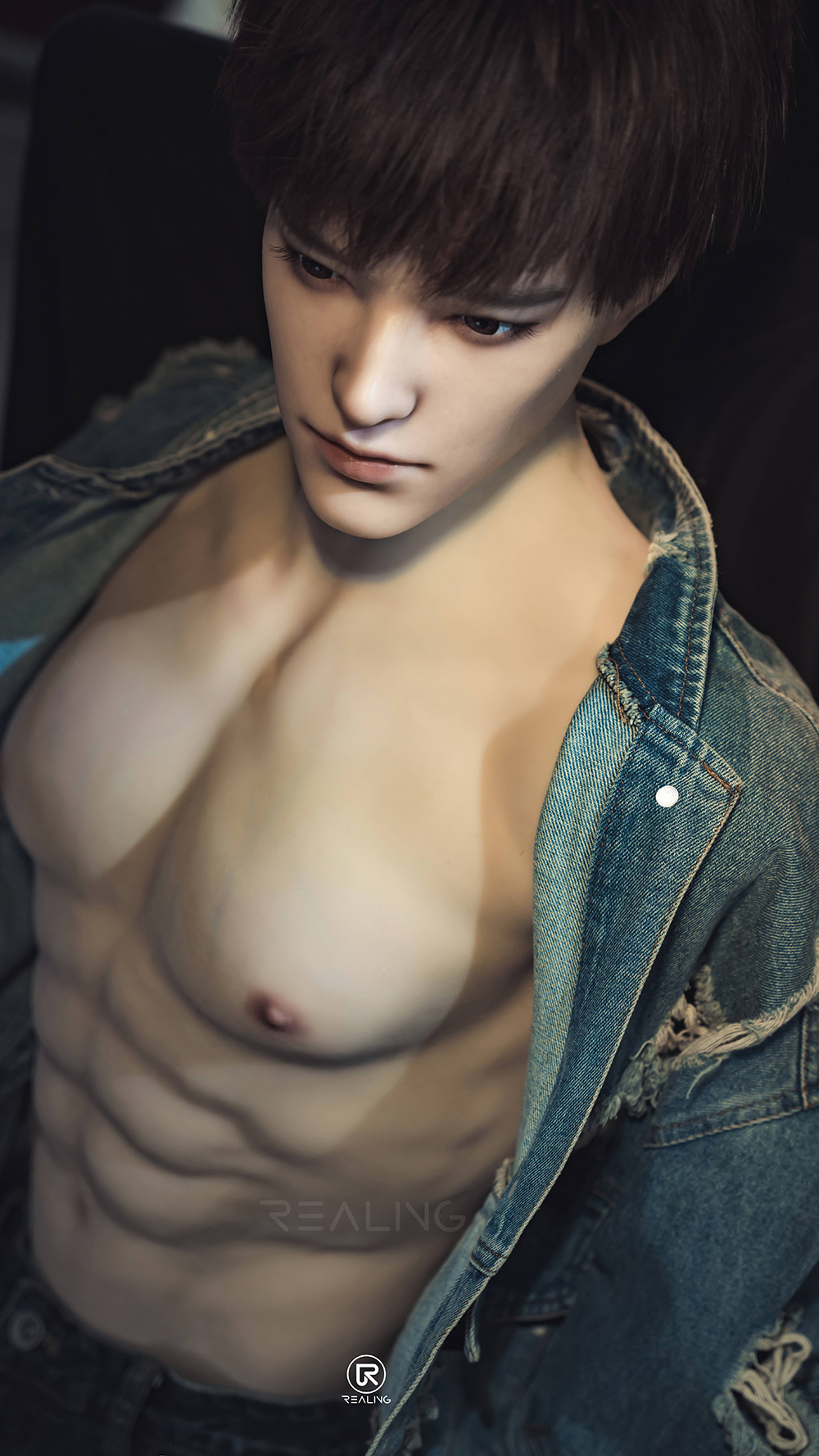 Lucius - Silicone Head+TPE Body Male Sex Doll Torso