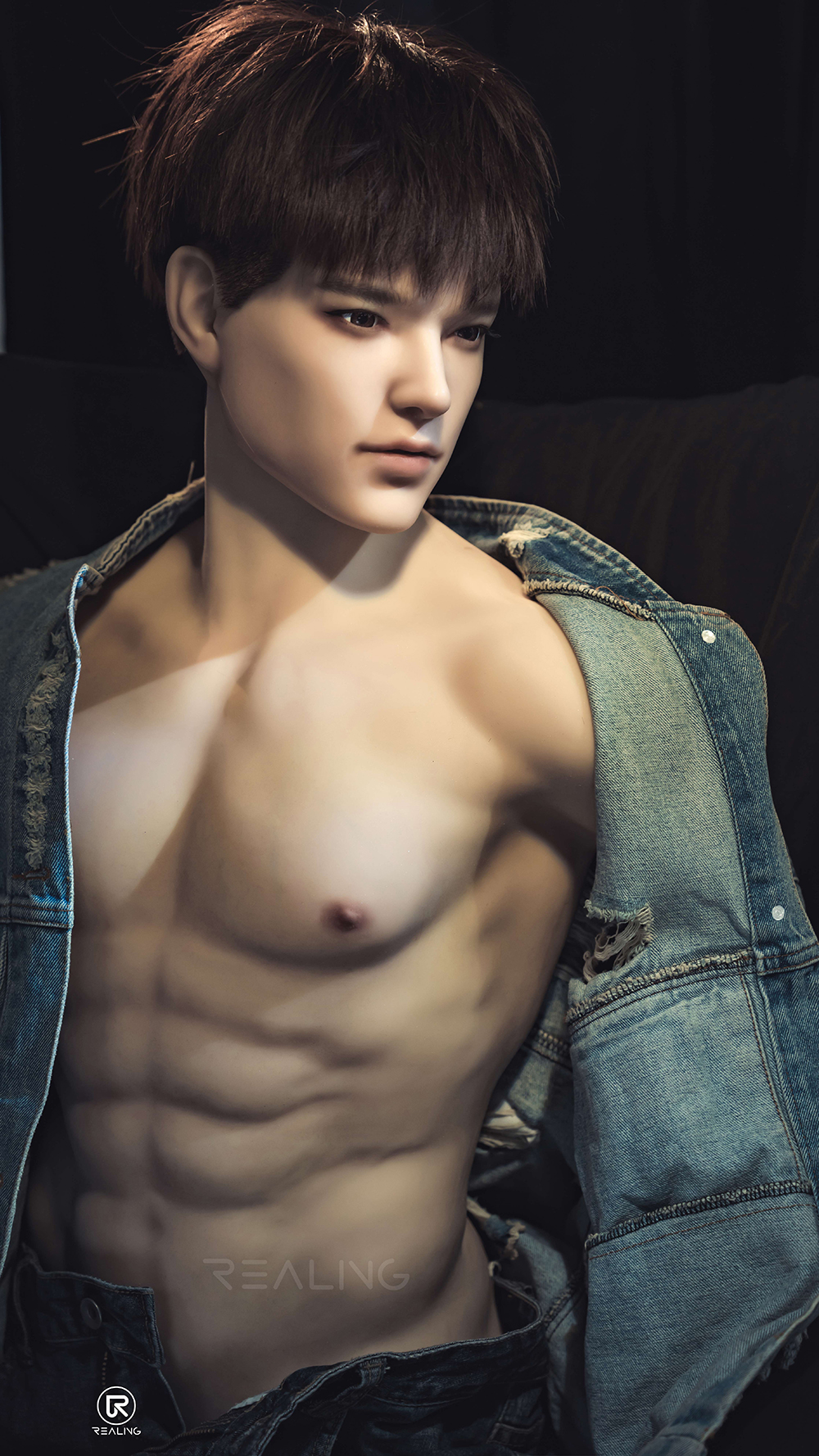 Lucius - Silicone Head+TPE Body Male Sex Doll Torso