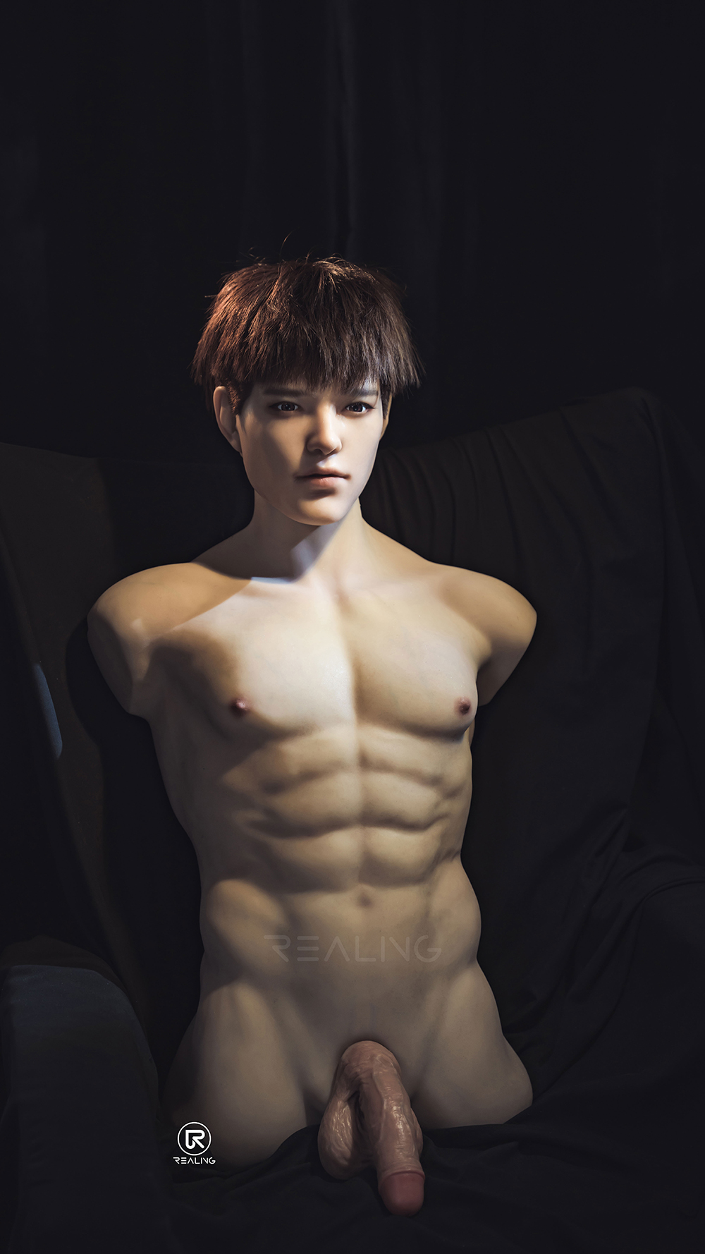 Lucius - Silicone Head+TPE Body Male Sex Doll Torso