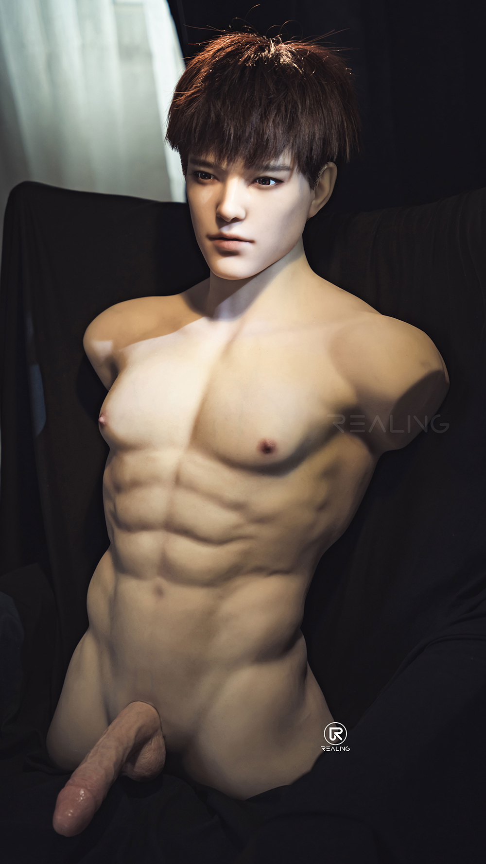 Lucius - Silicone Head+TPE Body Male Sex Doll Torso