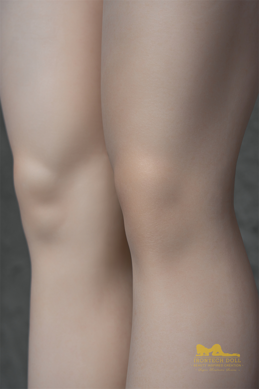 Silicone doll legs close-up, IRONTECH DOLL detail
