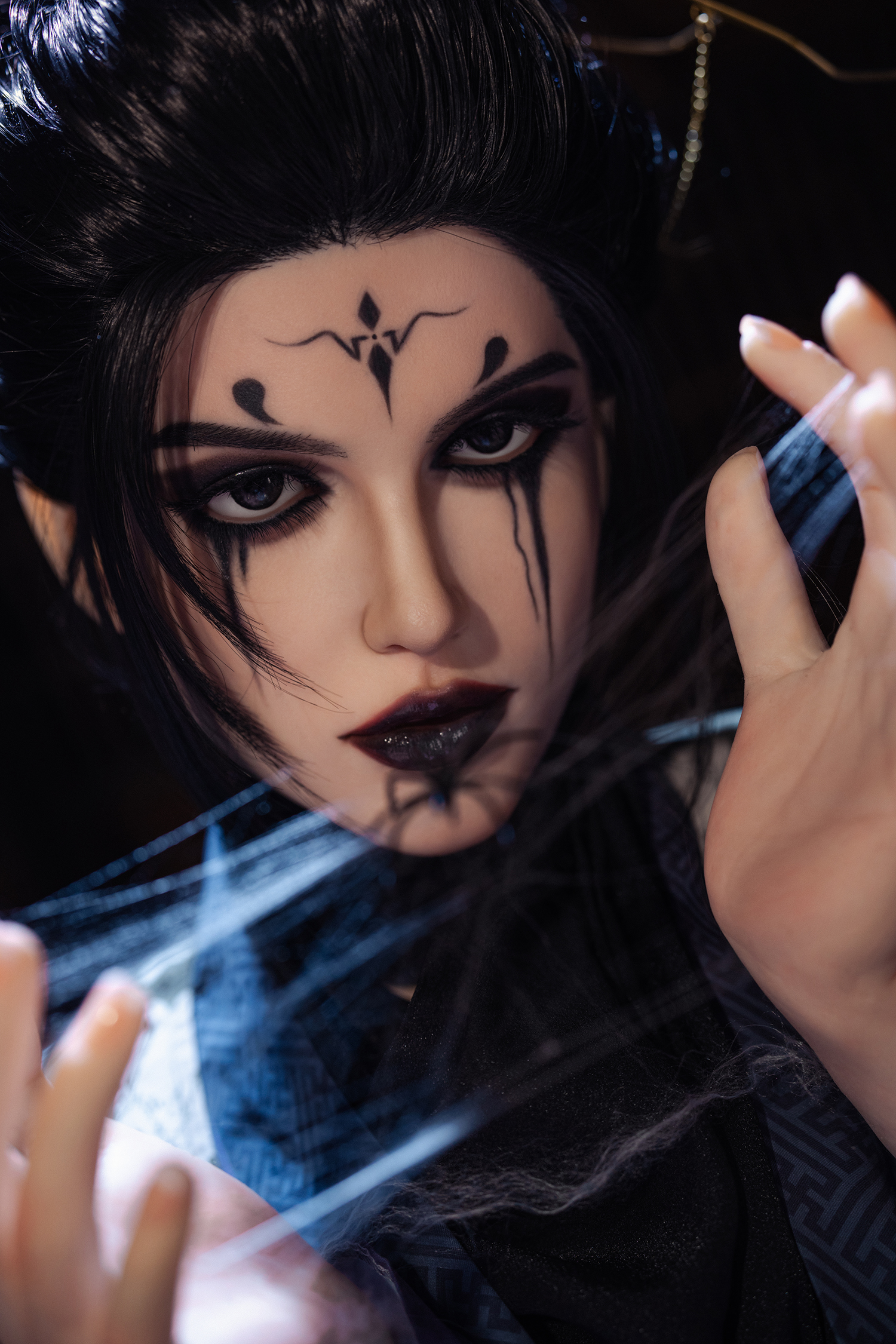 5ft4/164cm F Cup Silicone Black Myth Spider Spirit Sex Doll S5 - Si Mei