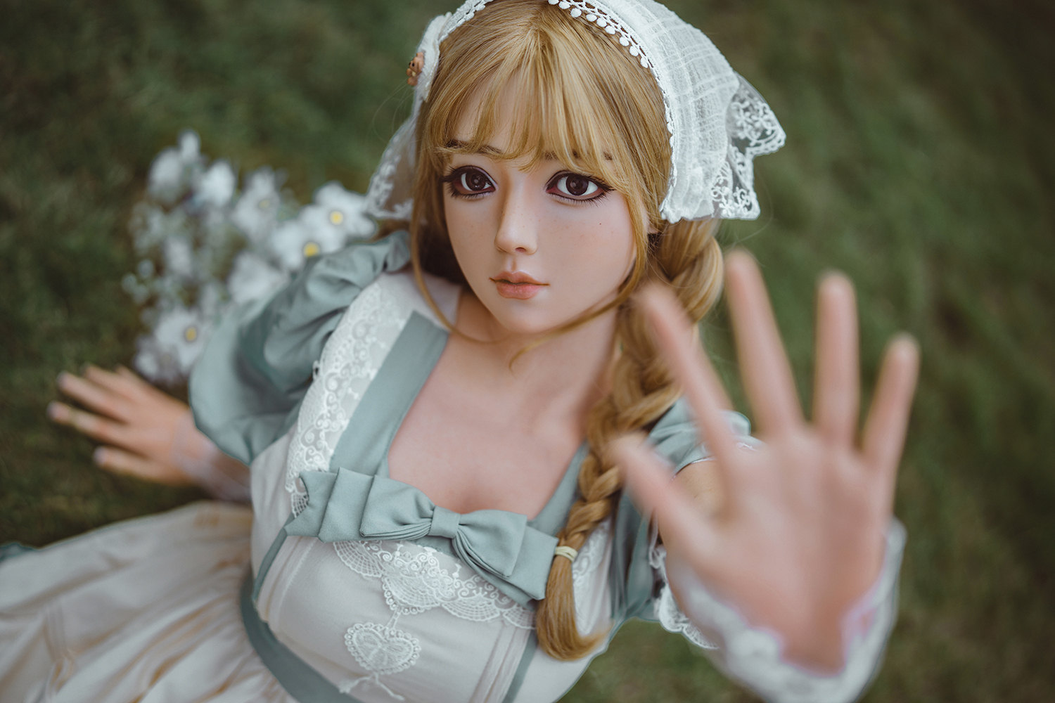 5ft4/164cm F Cup Silicone Loli Sex Doll - Elvira