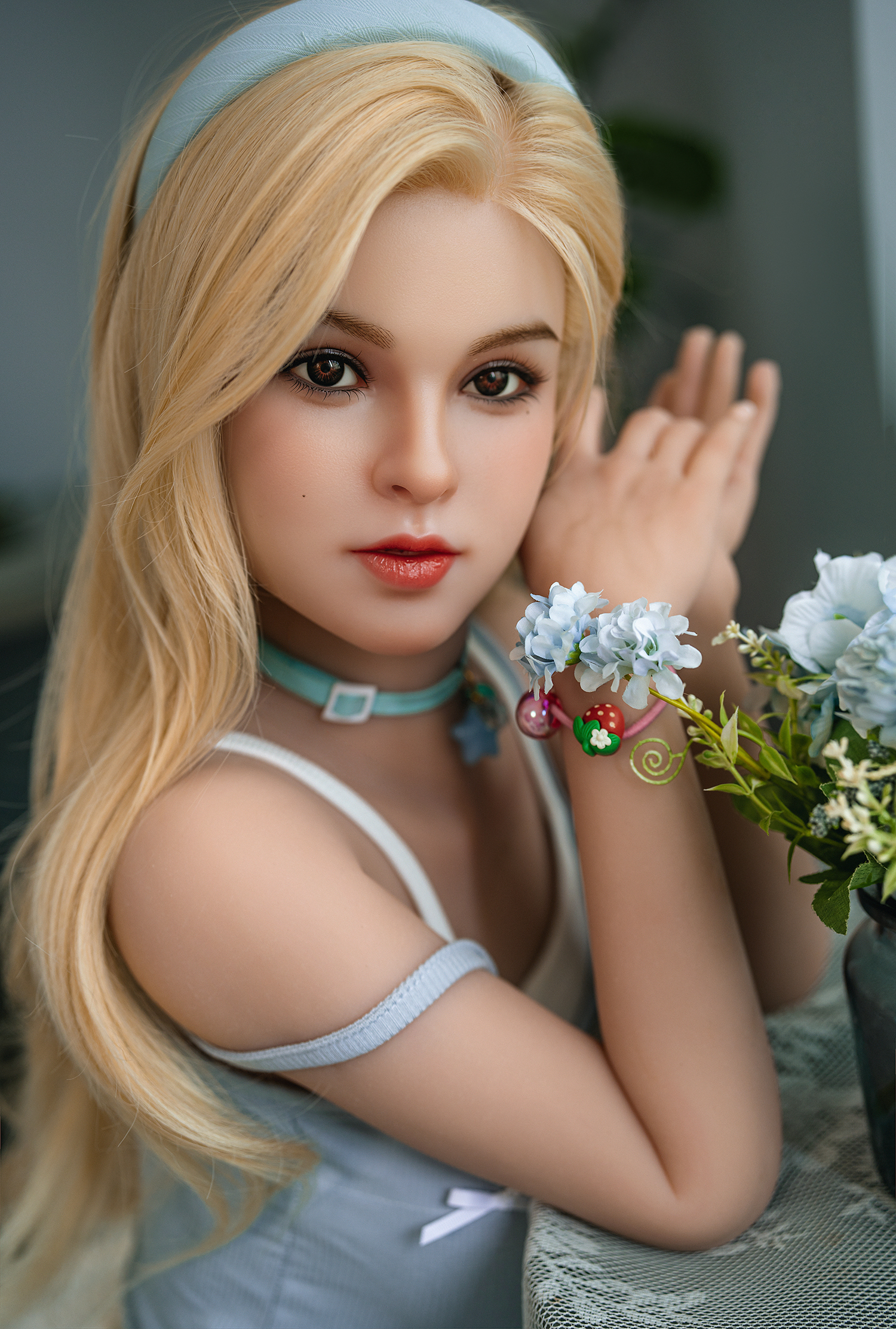 4ft9/150cm E Cup Silicone Head Young Sex Doll - Livia