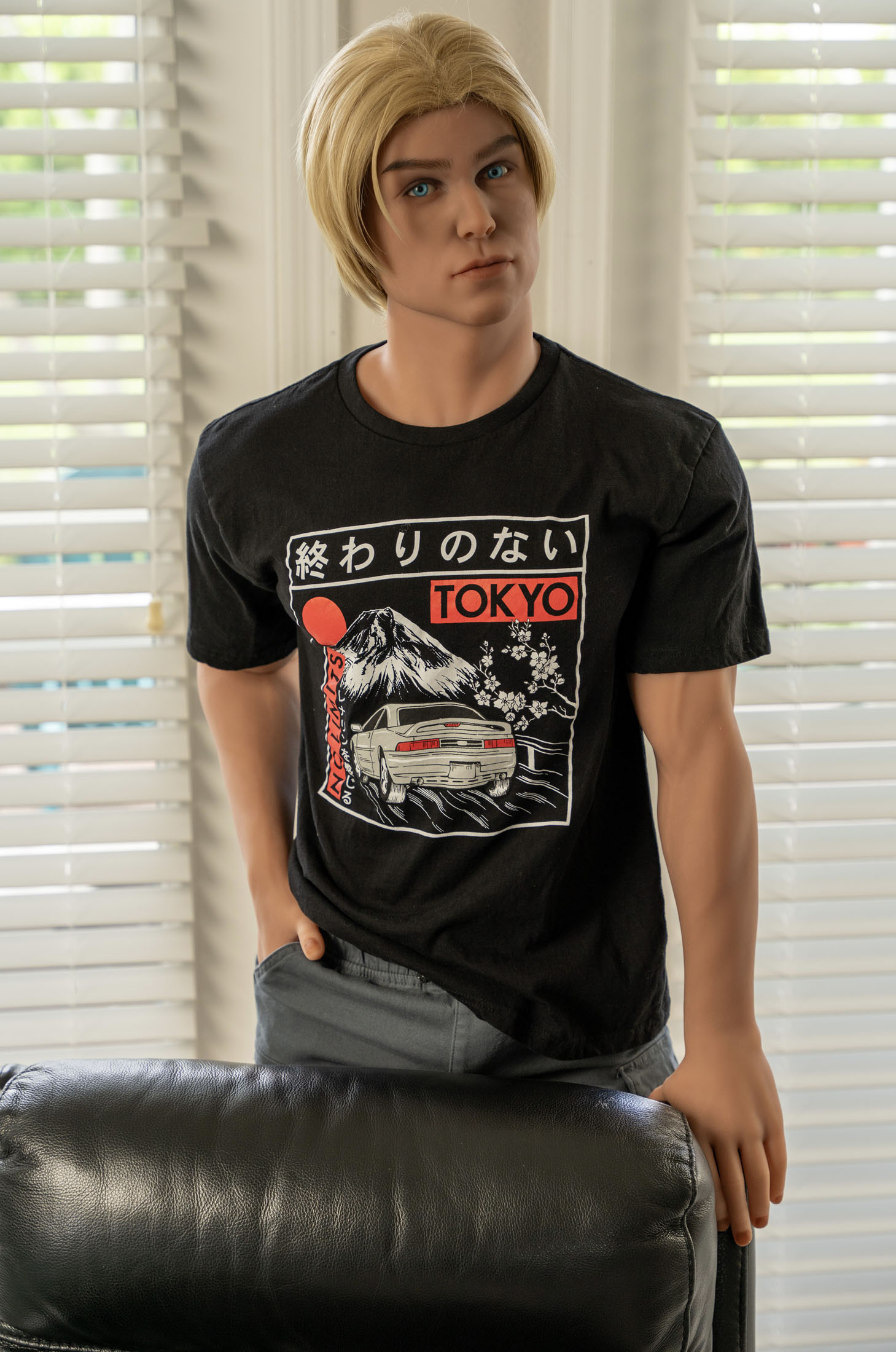 5ft6/170cm TPE Male Blonde Sex Doll - Devon